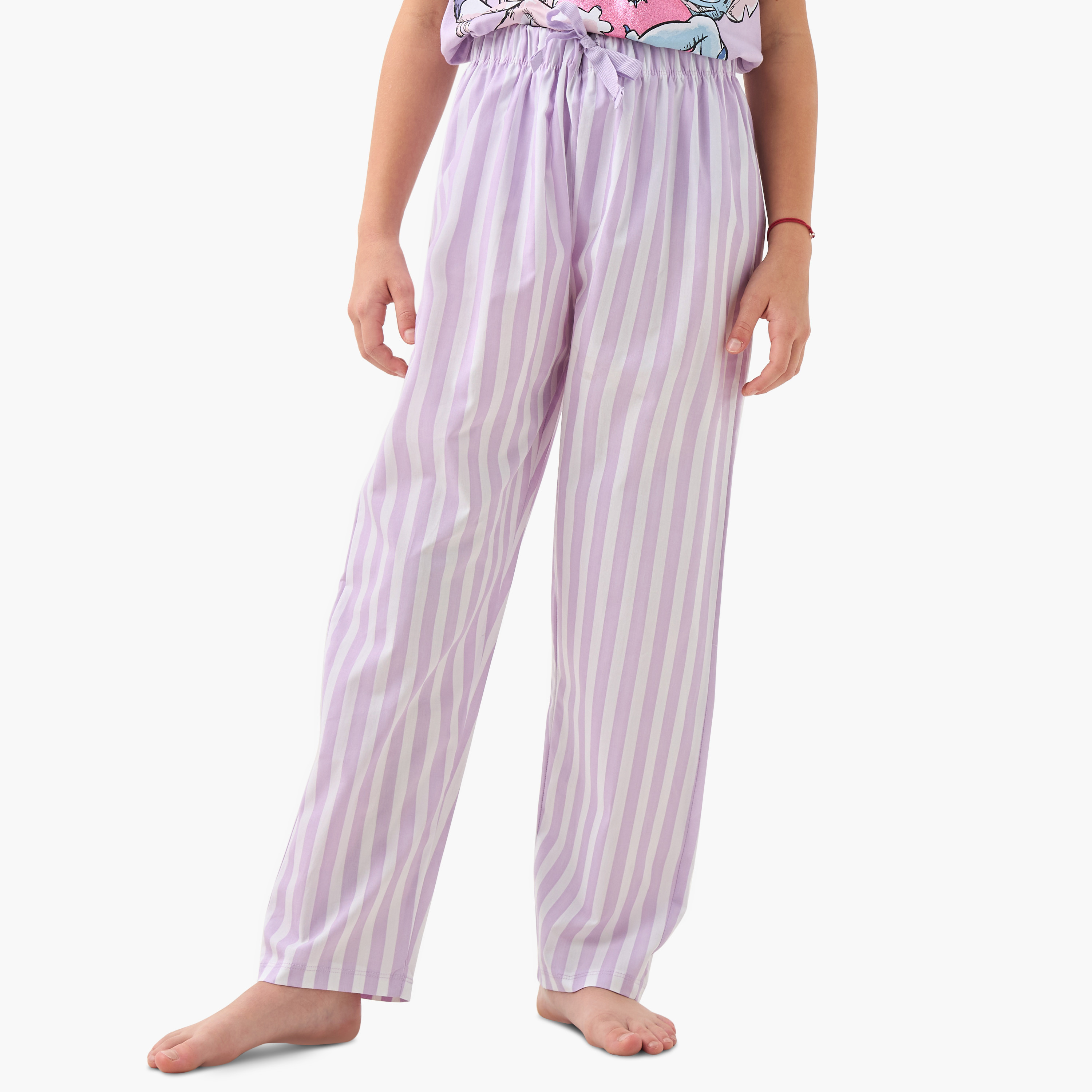 طقم بنطلون بيجاما وتيشيرت بطبعات من ديزني-girls-clothing-nightwear-image-3