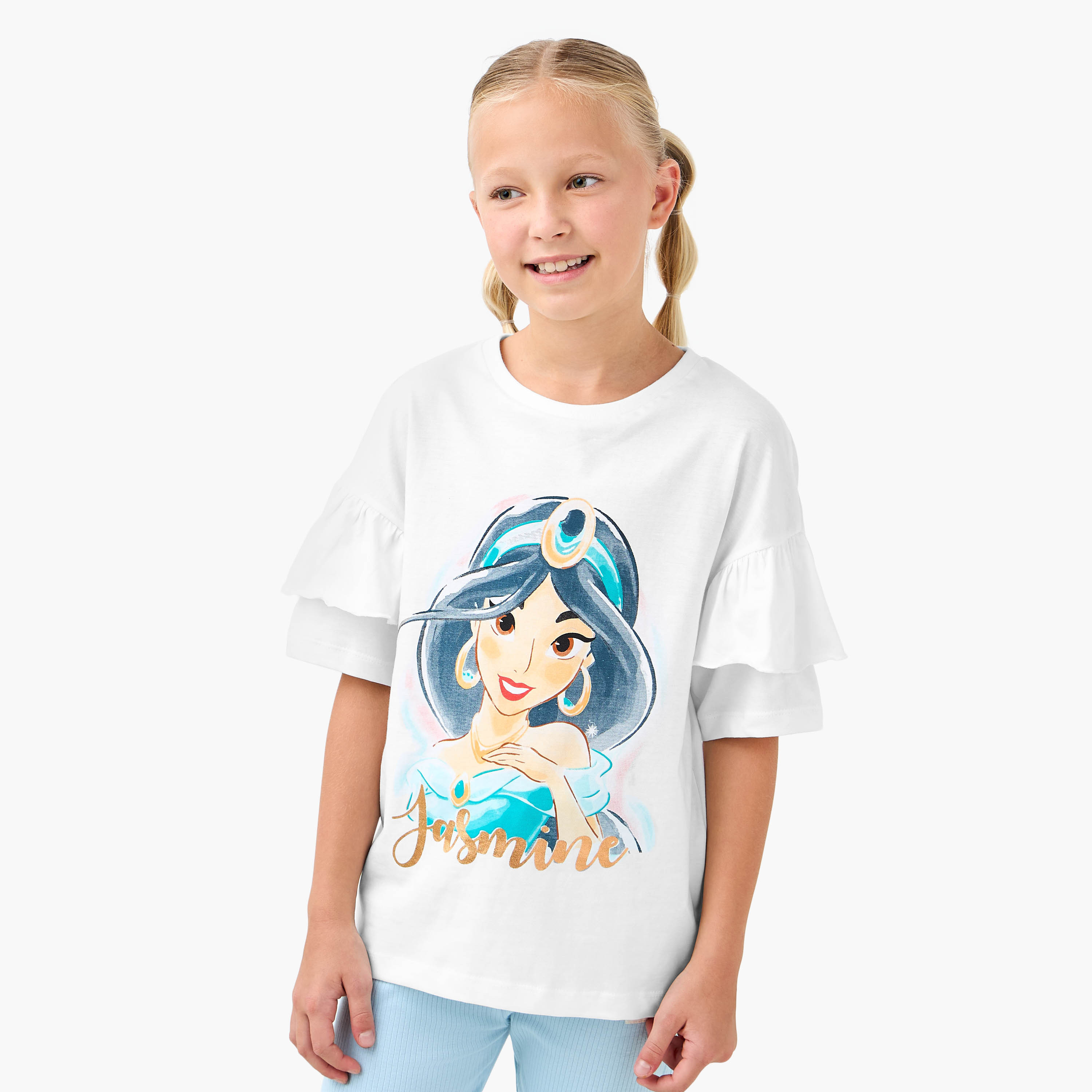 طقم بنطلون بيجاما وتيشيرت بطبعات من ديزني-girls-clothing-nightwear-image-2