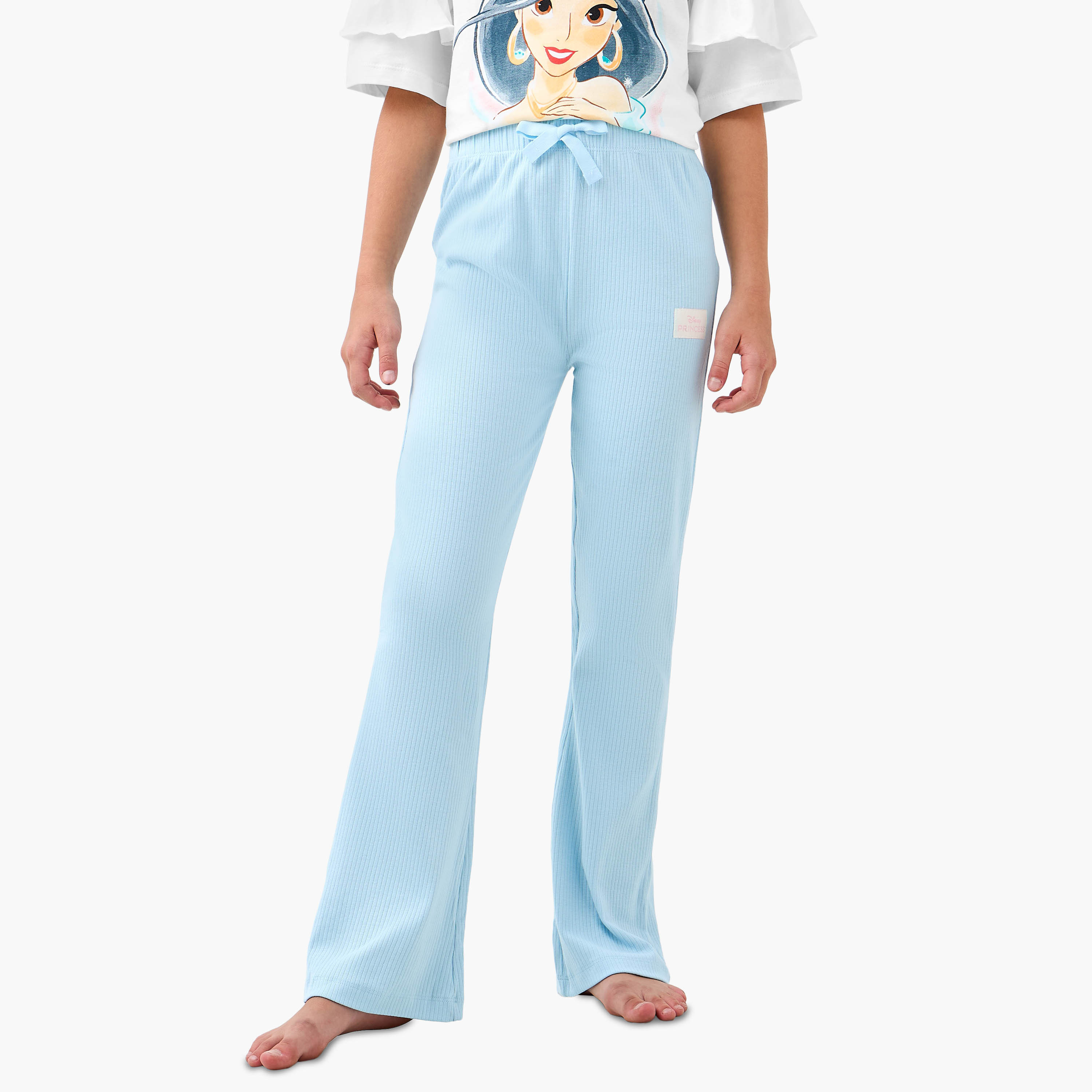 طقم بنطلون بيجاما وتيشيرت بطبعات من ديزني-girls-clothing-nightwear-image-3