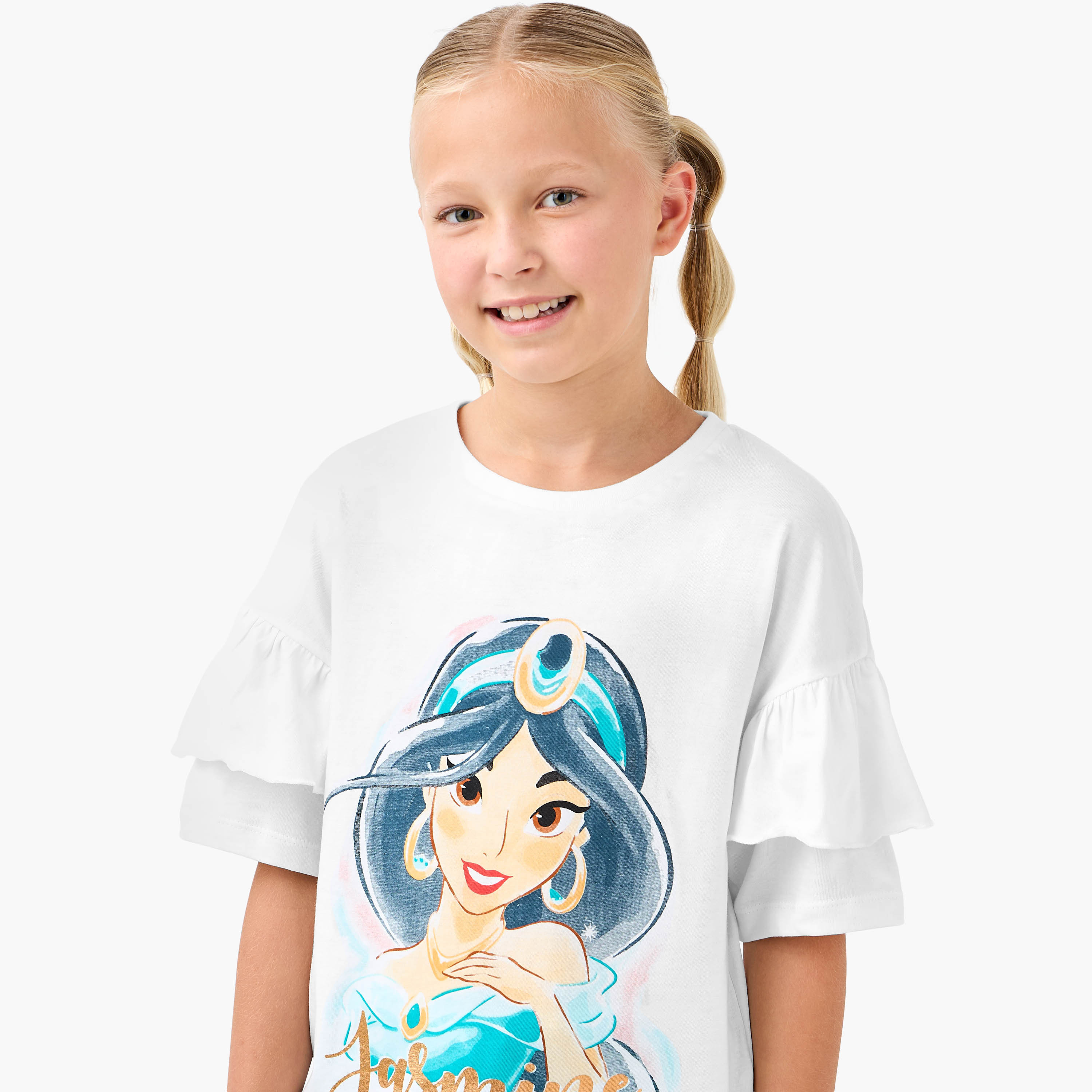 طقم بنطلون بيجاما وتيشيرت بطبعات من ديزني-girls-clothing-nightwear-image-5