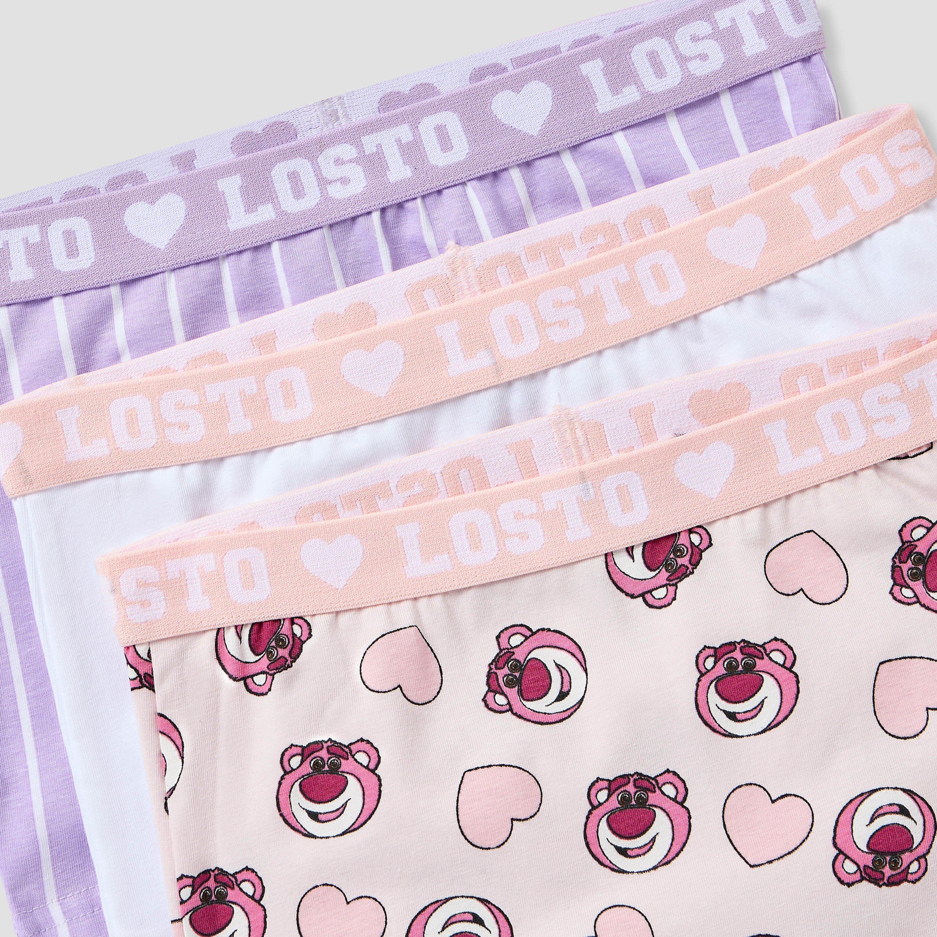 Disney Lotso Print Briefs with Elasticated Waistband - Set of 3-girls-clothing-innerwear-panties-image-5