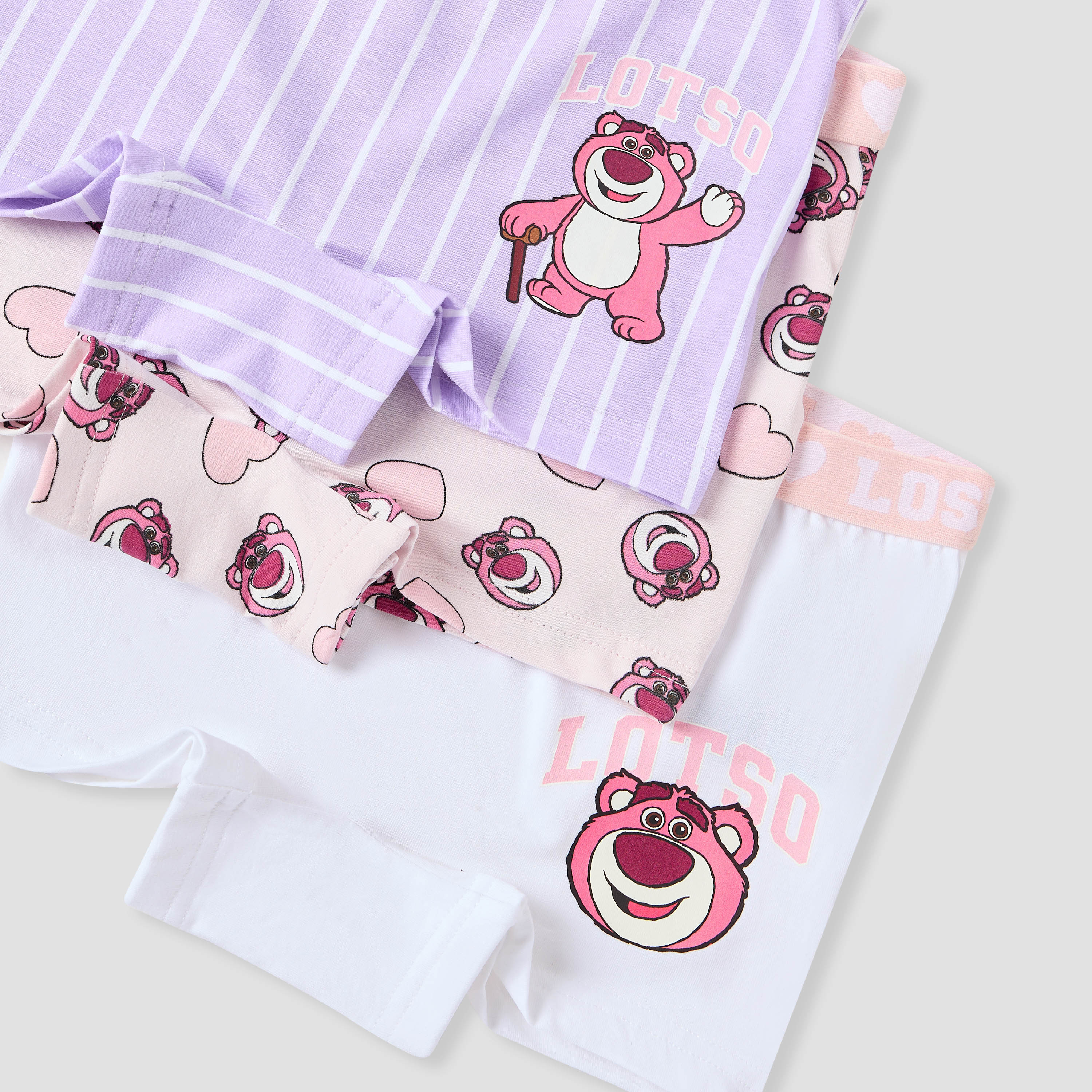 Disney Lotso Print Briefs with Elasticated Waistband - Set of 3-girls-clothing-innerwear-panties-image-6
