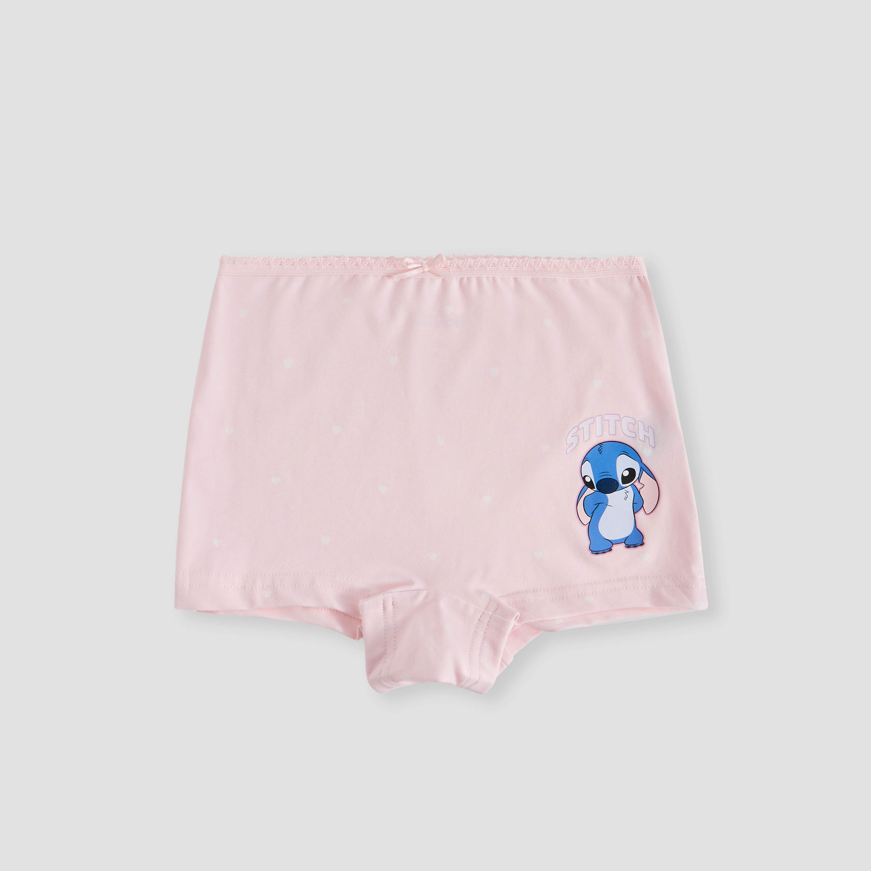 Disney Stitch and Angel Print Boxer Briefs - Set of 3-girls-clothing-innerwear-panties-image-3