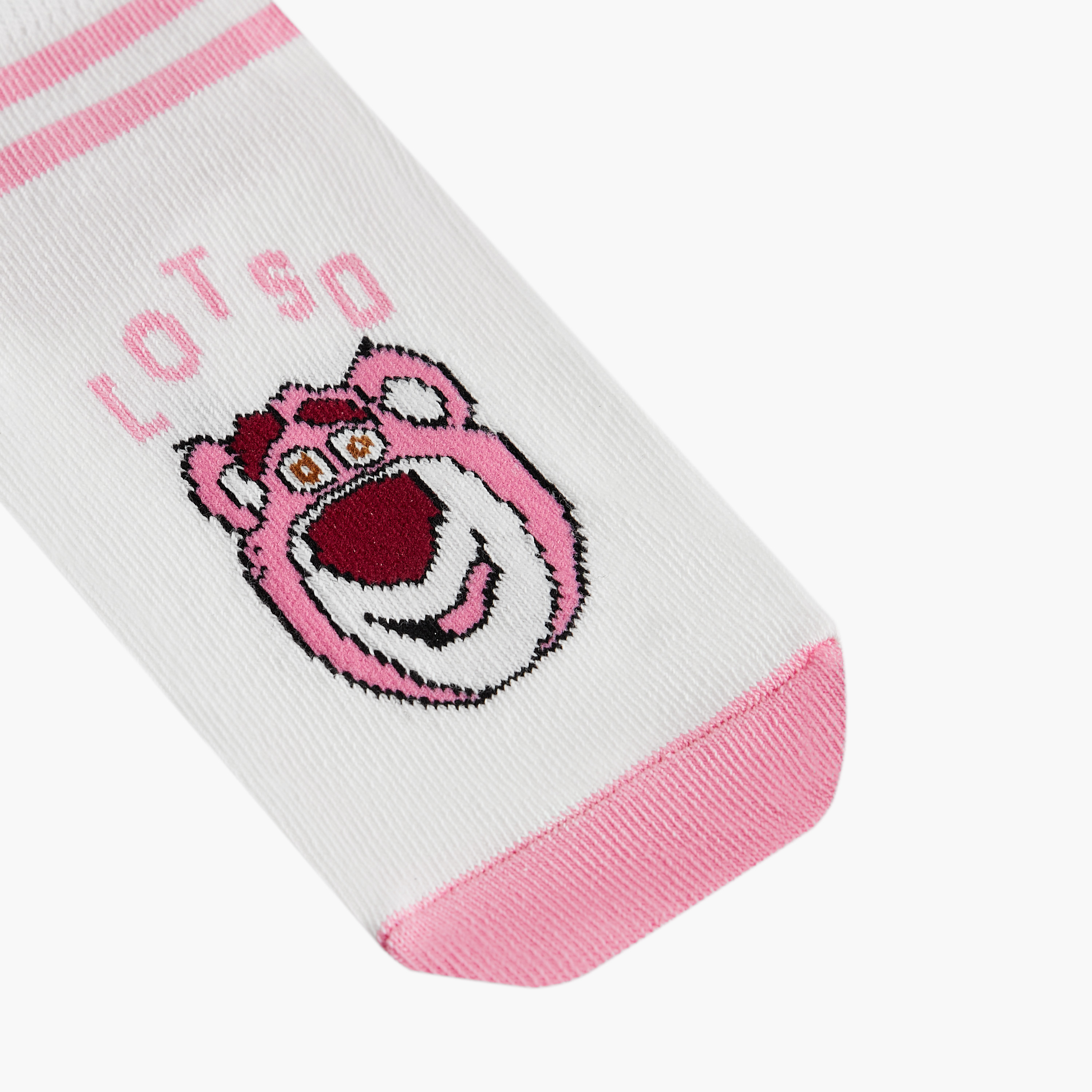 Disney Lotso Detail Ankle Length Socks - Set of 3-girls-accessories-socks-image-3