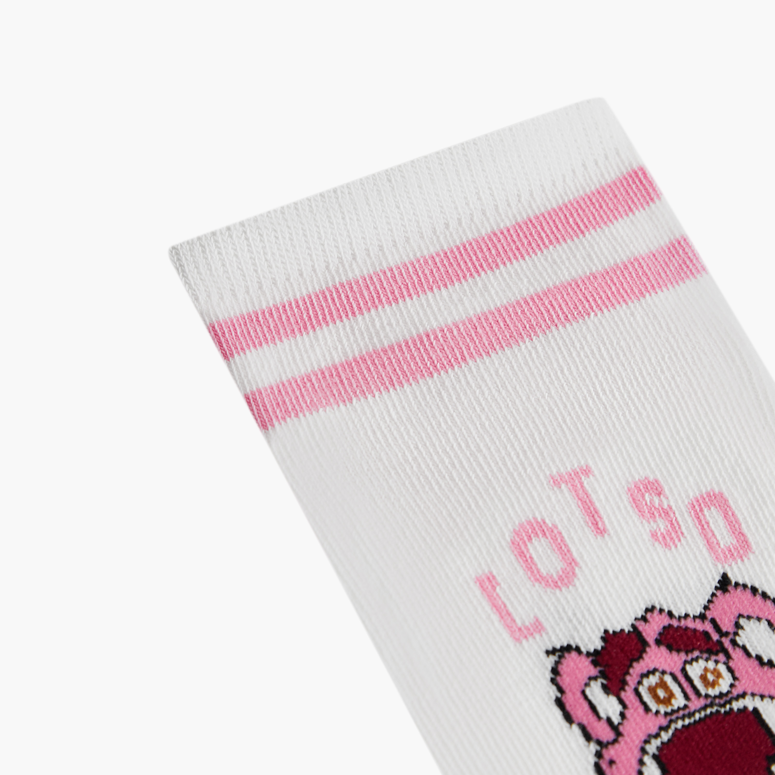 Disney Lotso Detail Ankle Length Socks - Set of 3-girls-accessories-socks-image-5