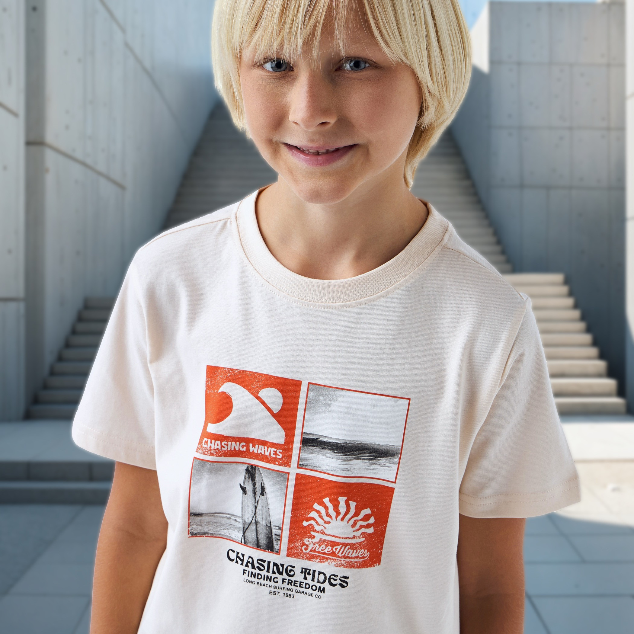 Juniors Graphic Print T-shirt with Short Sleeves-boys-clothing-tshirtsandpolos-image-4