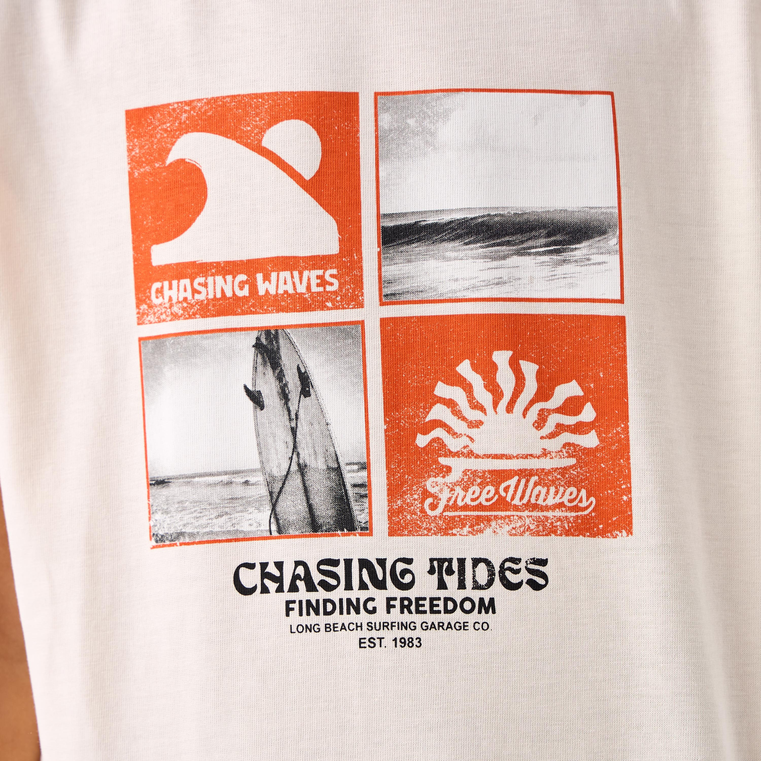 Juniors Graphic Print T-shirt with Short Sleeves-boys-clothing-tshirtsandpolos-image-5