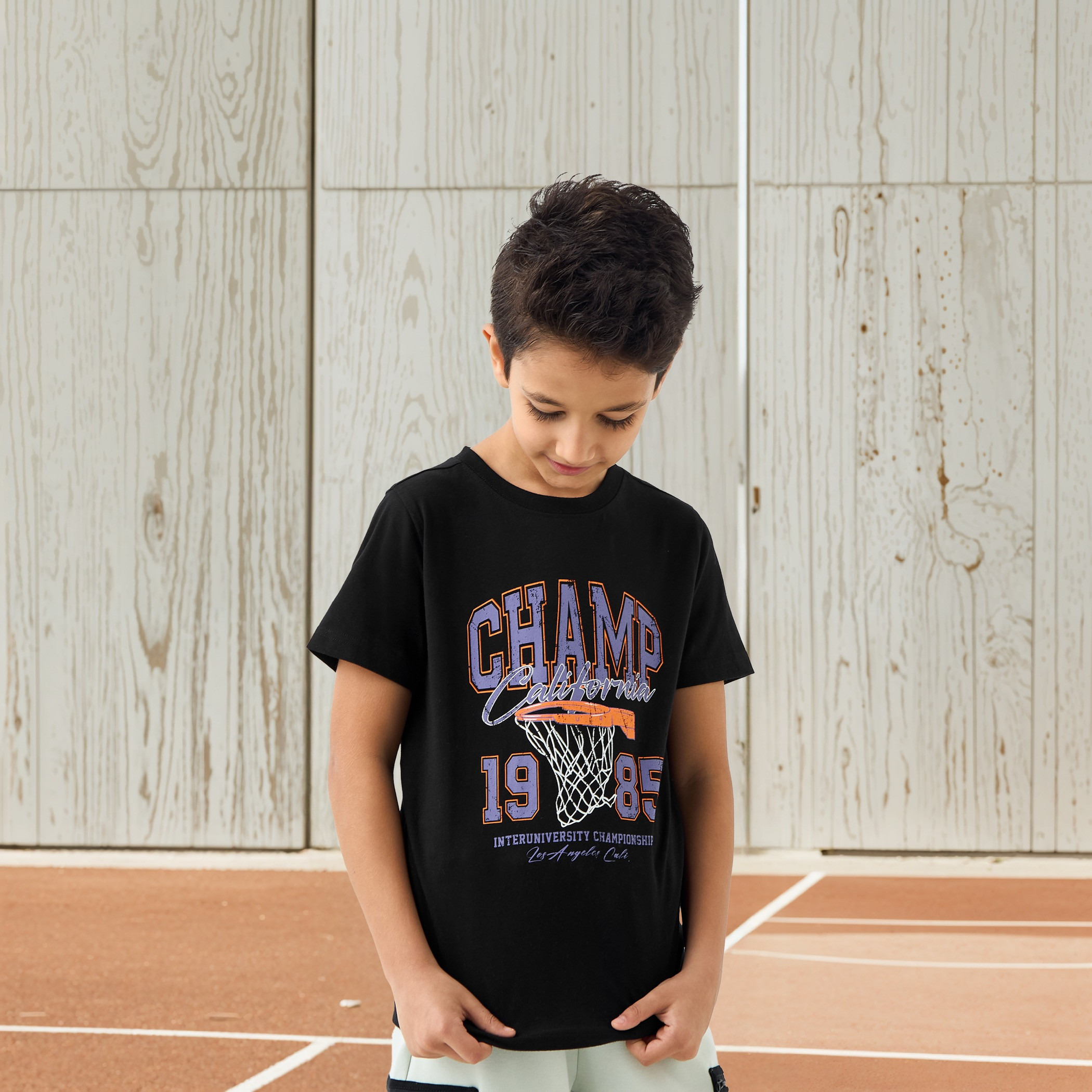 تيشيرت بأكمام قصيرة وطبعات من جونيورز-boys-clothing-tshirtsandpolos-image-1