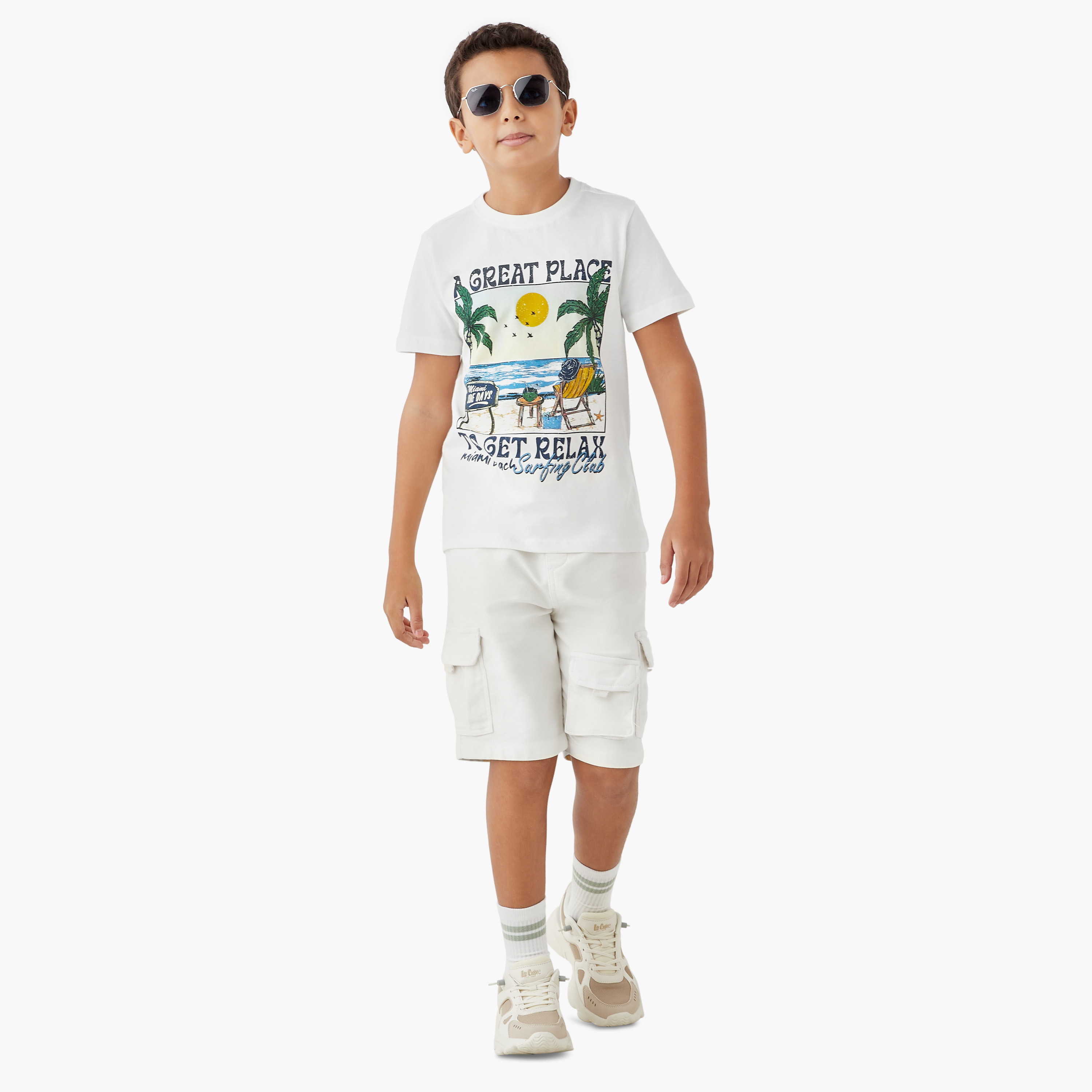 تيشيرت بطبعات جرافيك وأكمام قصيرة من جونيورز-boys-clothing-tshirtsandpolos-image-2