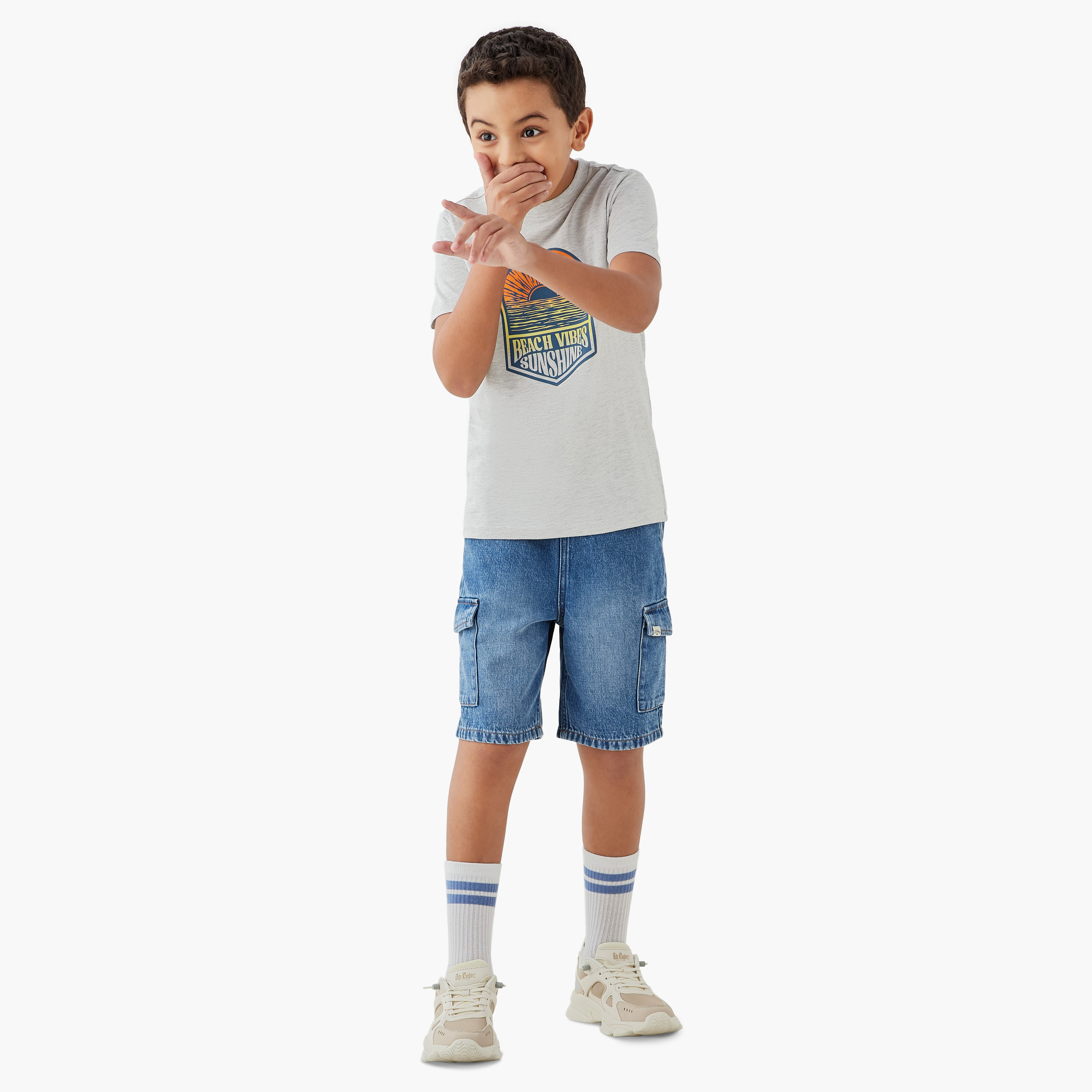 تيشيرت بطبعات جرافيك وأكمام قصيرة من جونيورز-boys-clothing-tshirtsandpolos-image-2