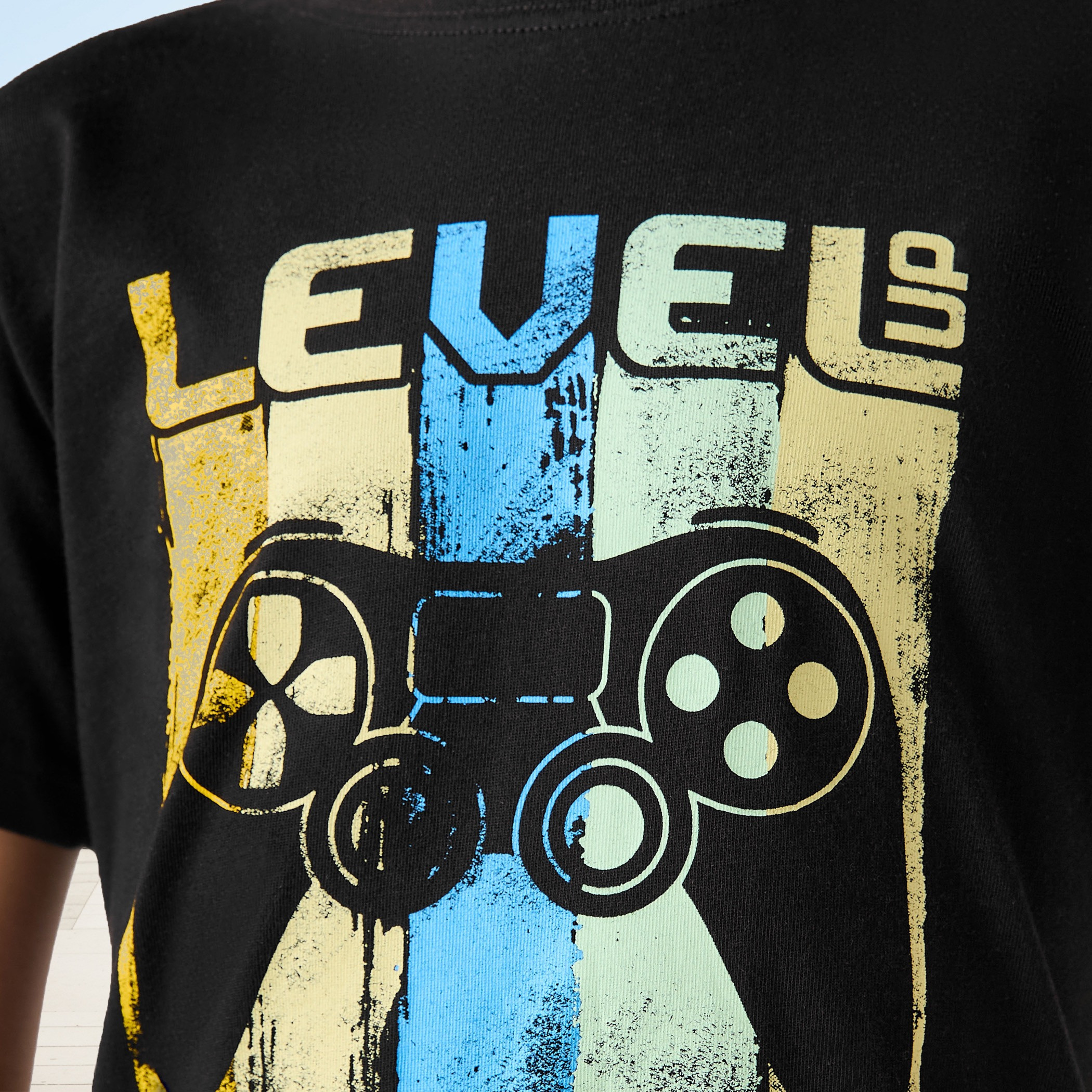 تيشيرت بطبعات لعاب جرافيك وأكمام قصيرة من جونيورز-boys-clothing-tshirtsandpolos-image-5