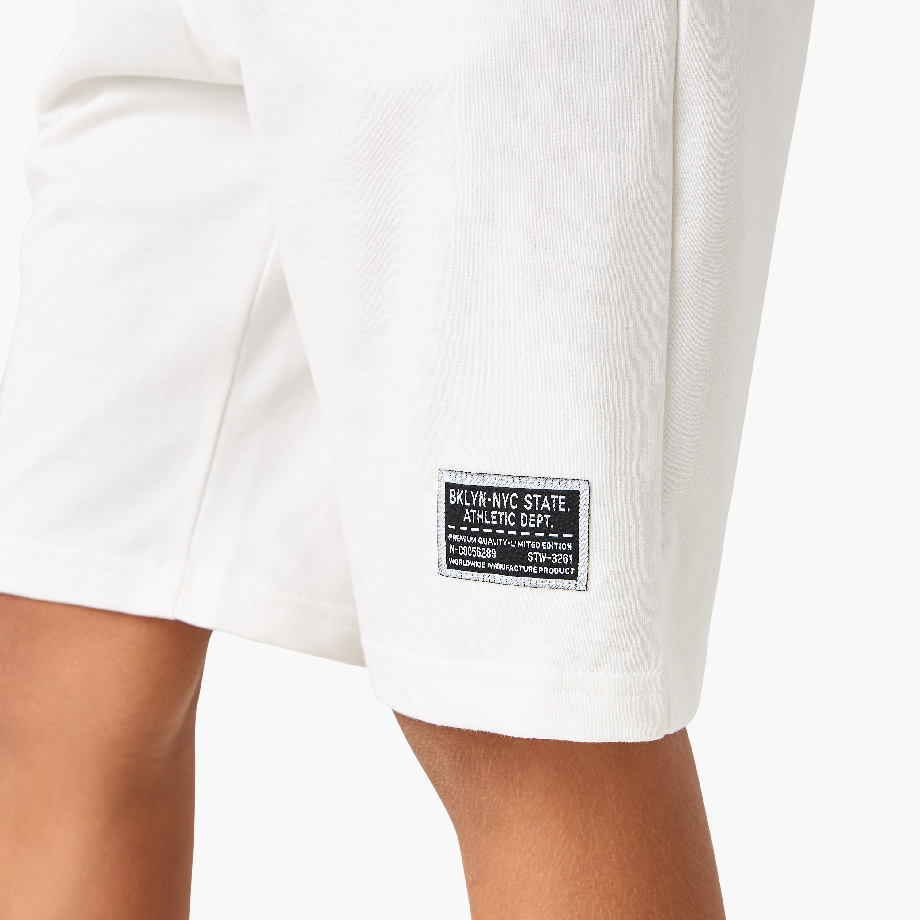 Juniors Solid Shorts with Drawstring Closure and Pockets-boys-clothing-bottoms-shorts-image-4