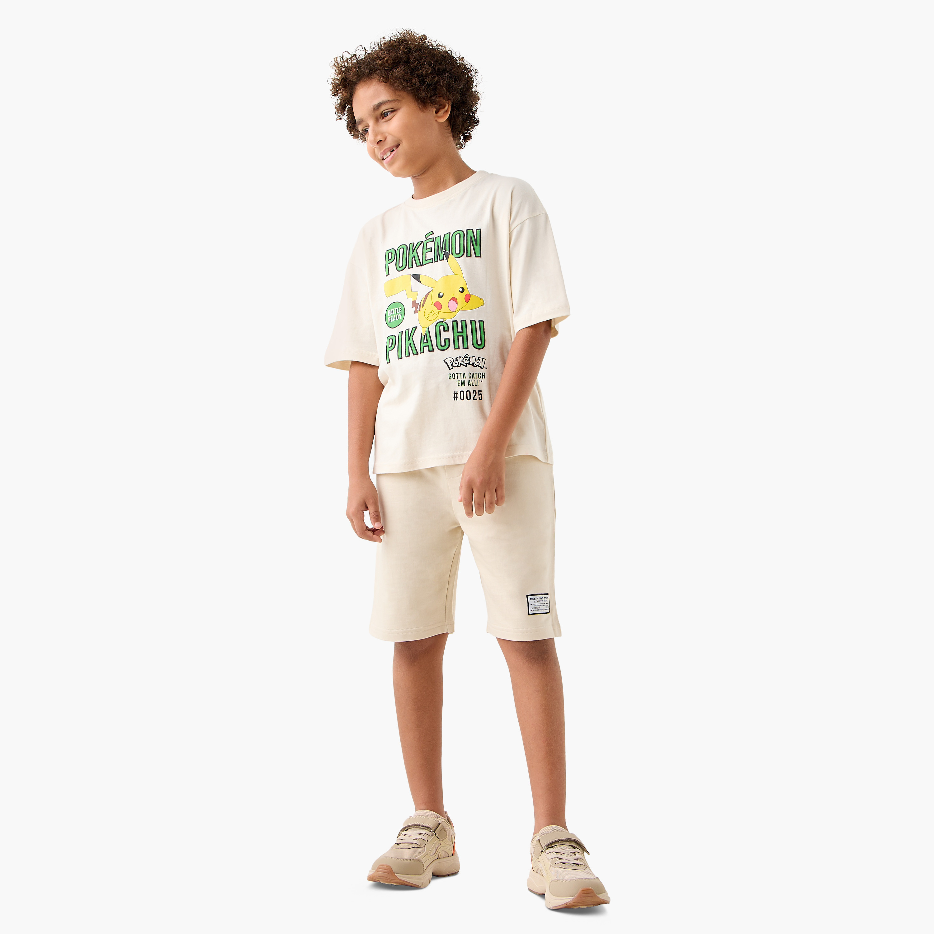 Juniors Solid Shorts with Elasticated Drawstring and Pockets-boys-clothing-bottoms-shorts-image-2