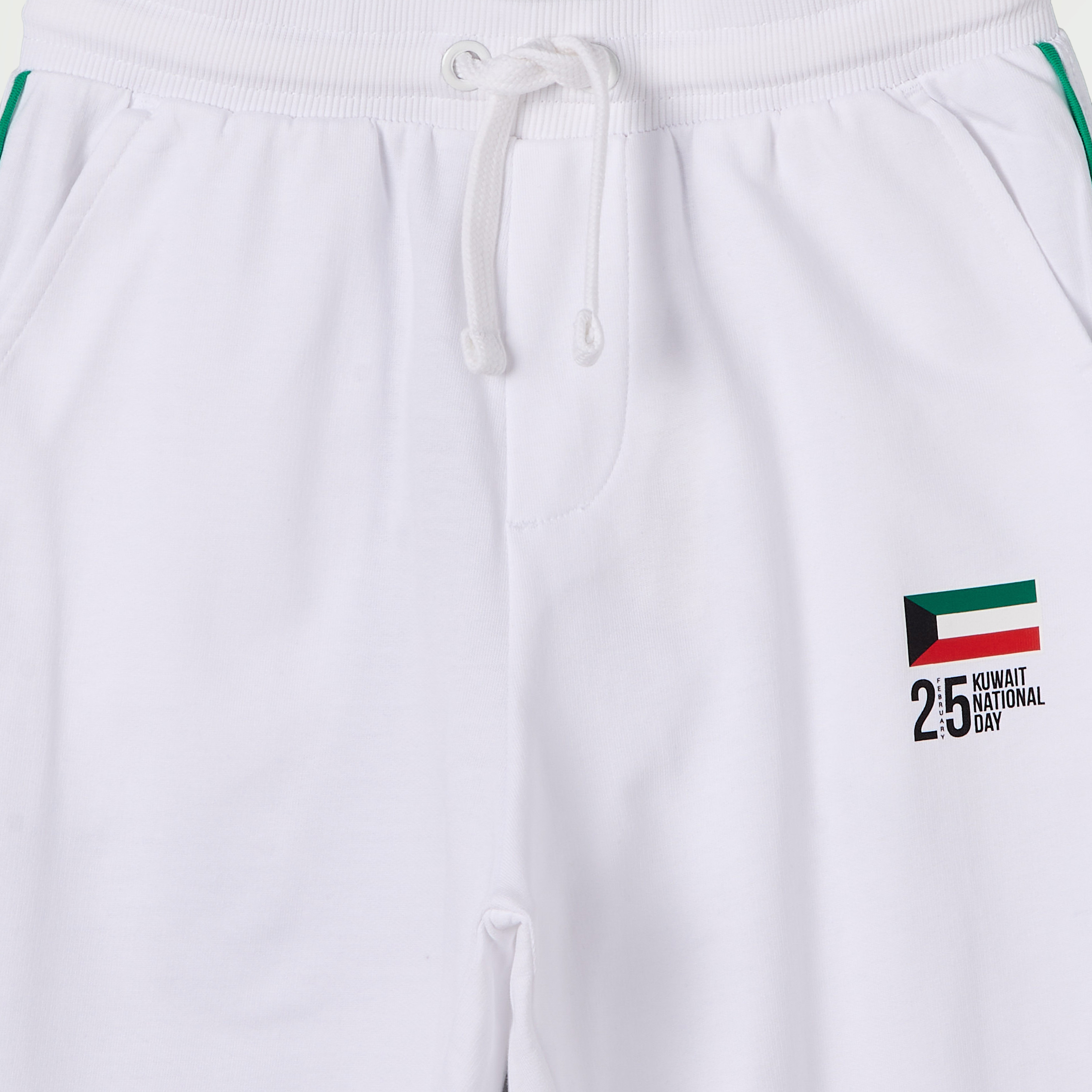 Juniors Kuwait National Day Print Joggers with Drawstring Closure-boys-clothing-bottoms-joggersandtrackpants-image-4