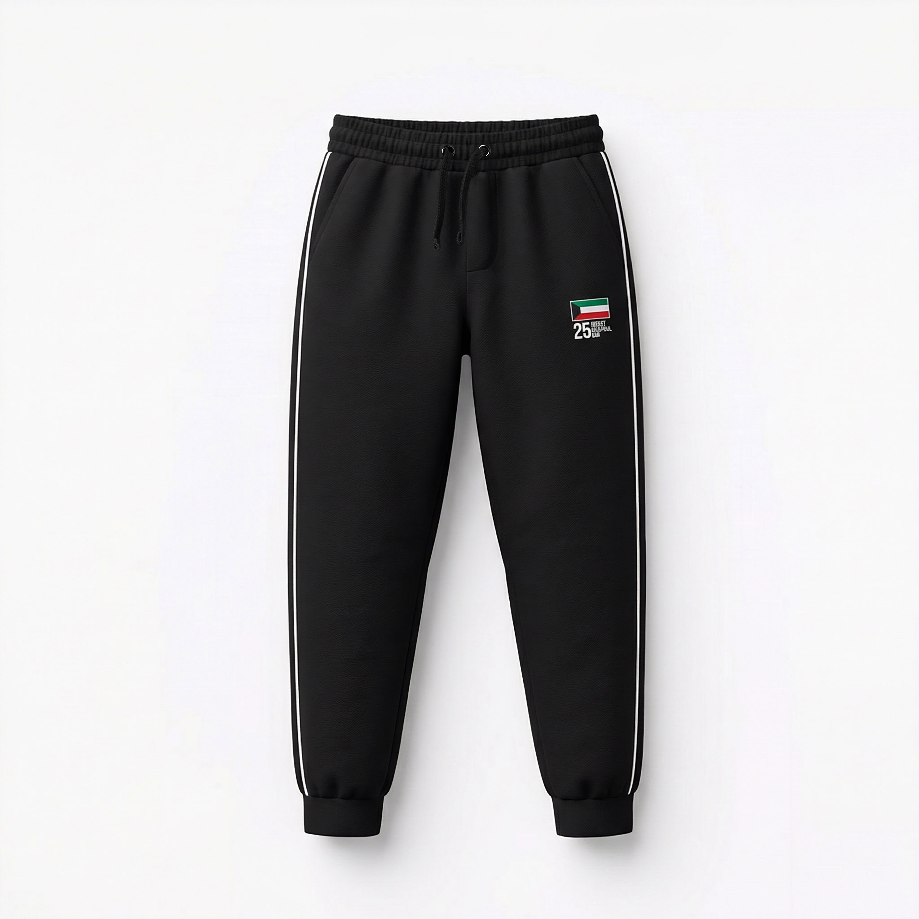 بنطلون رياضي برباط إغلاق وطبعات اليوم الوطني للكويت من جونيورز-boys-clothing-bottoms-joggersandtrackpants-image-6