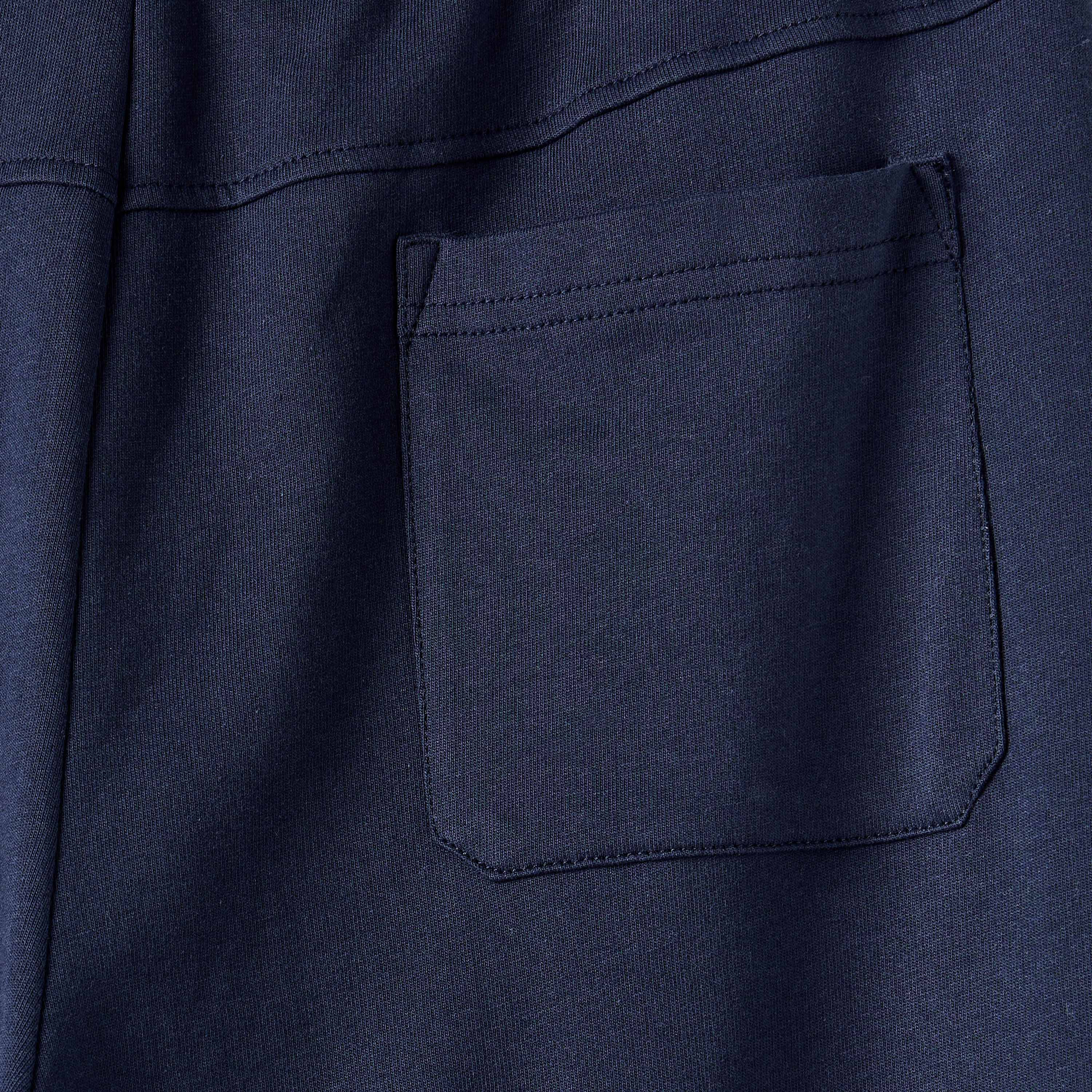 Juniors Solid Joggers with Drawstring Closure and Pockets-boys-clothing-schoolwear-bottoms-joggers-image-4