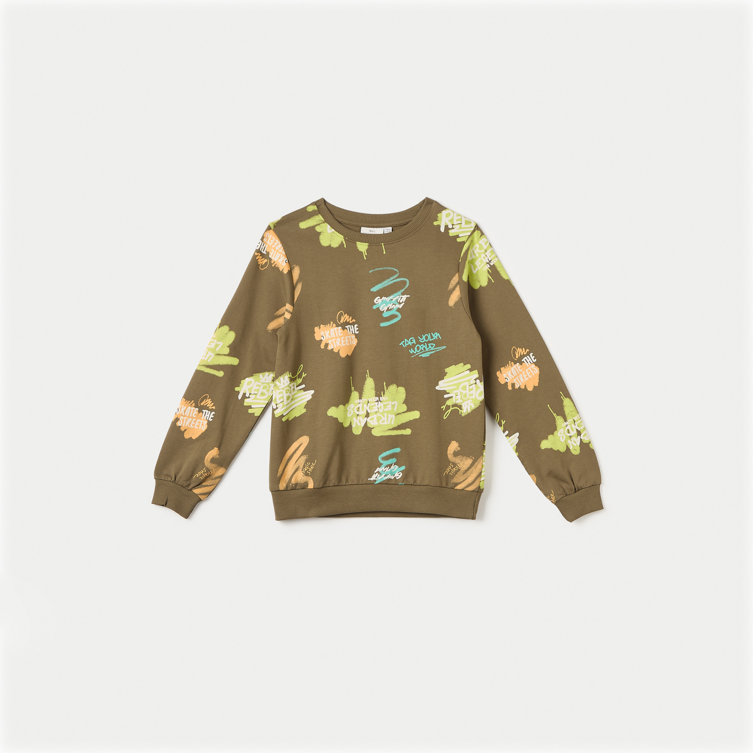 سويت شيرت بأكمام طويلة وطبعات من جونيورز-boys-clothing-sweatshirts-image-4