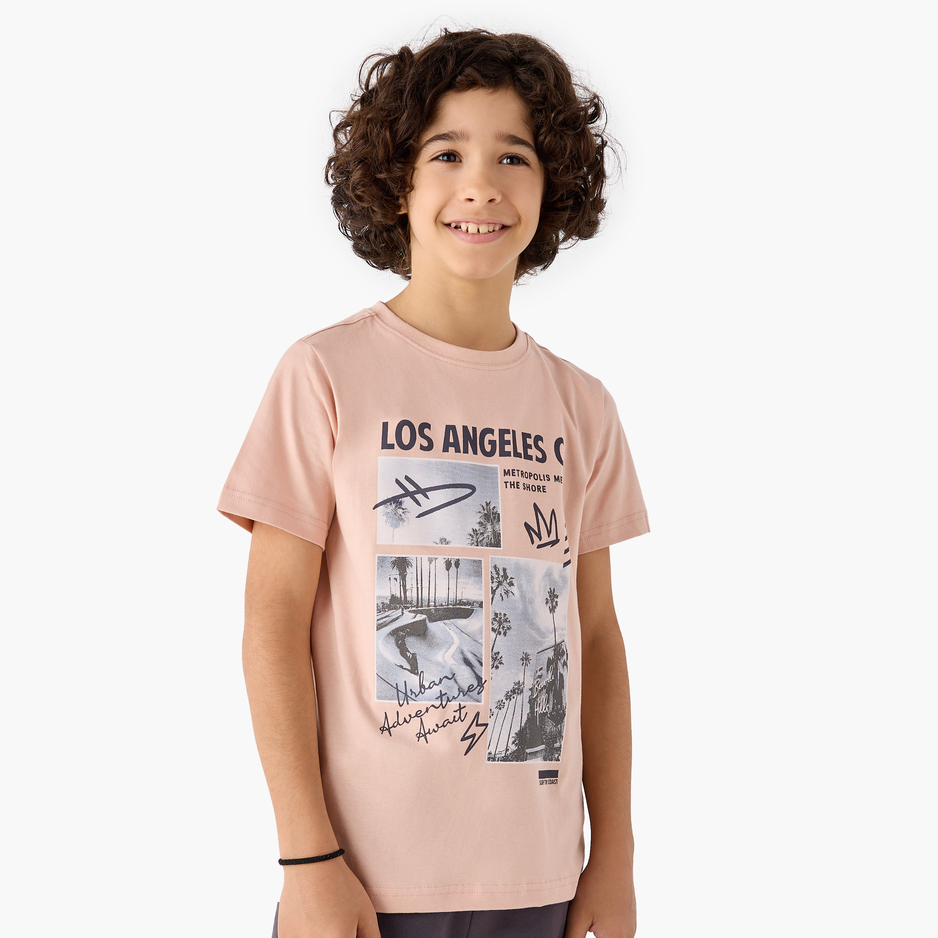 طقم شورت وتيشيرت بطبعات 3 قطع من جونيورز-boys-clothing-setsandcoords-image-2
