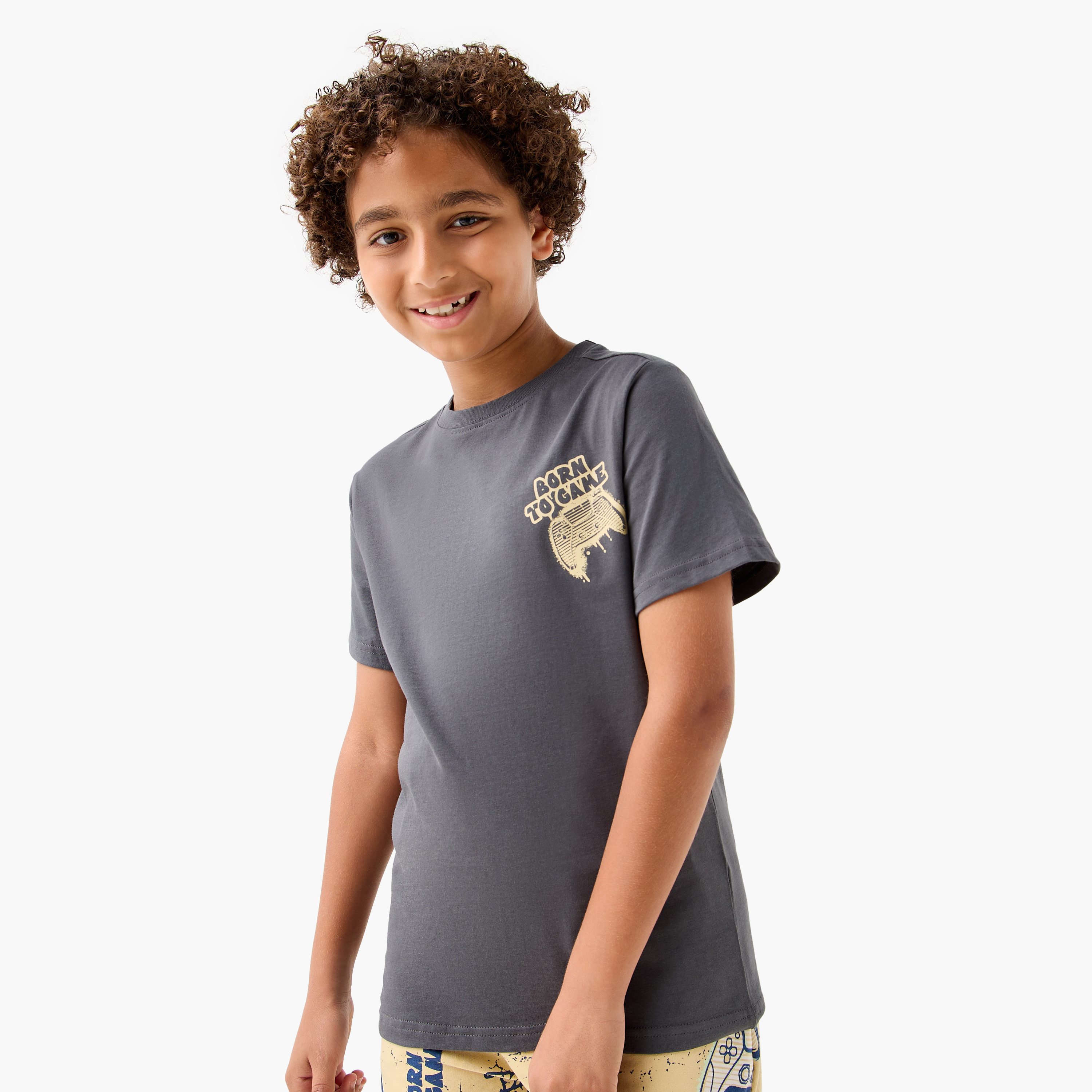 Juniors Gamer Print 3-Piece T-shirts and Shorts Set-boys-clothing-setsandcoords-image-7