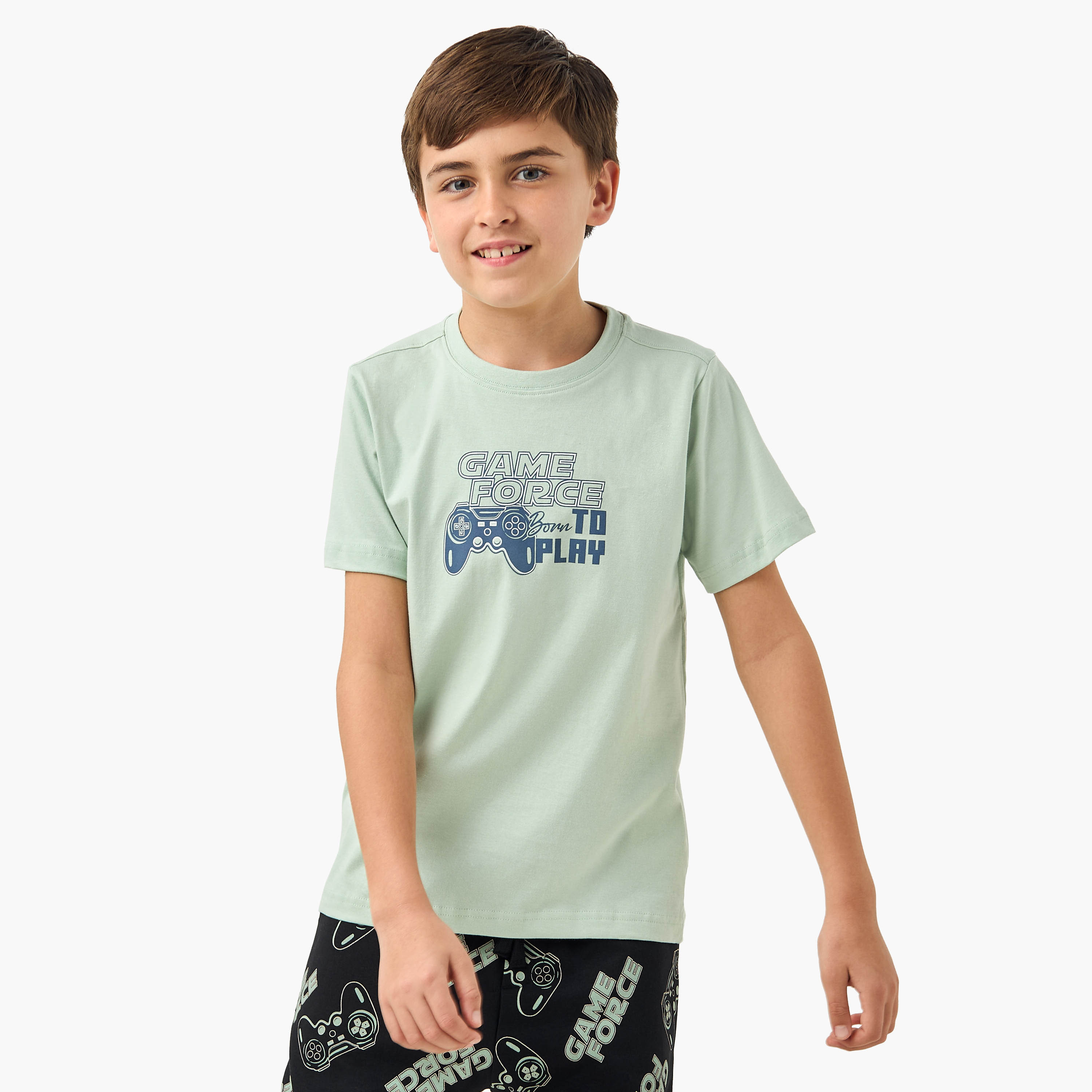 طقم شورت وتيشيرت 3 قطع بطبعات من جونيورز-boys-clothing-setsandcoords-image-3