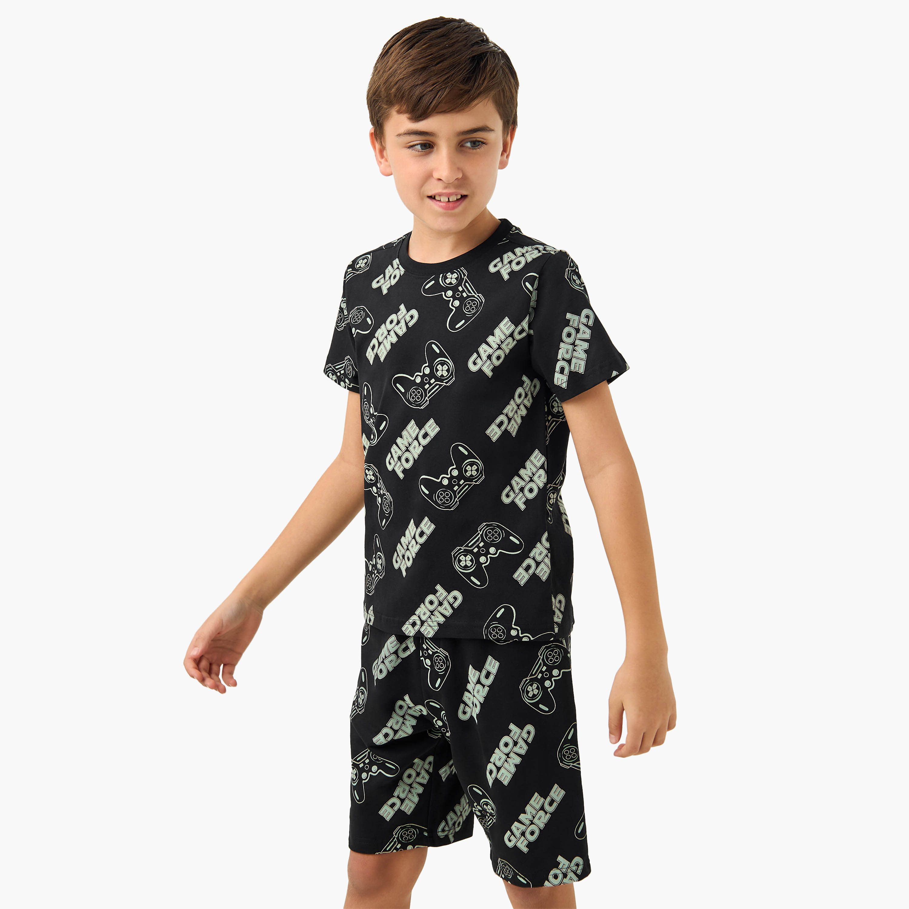 طقم شورت وتيشيرت 3 قطع بطبعات من جونيورز-boys-clothing-setsandcoords-image-8