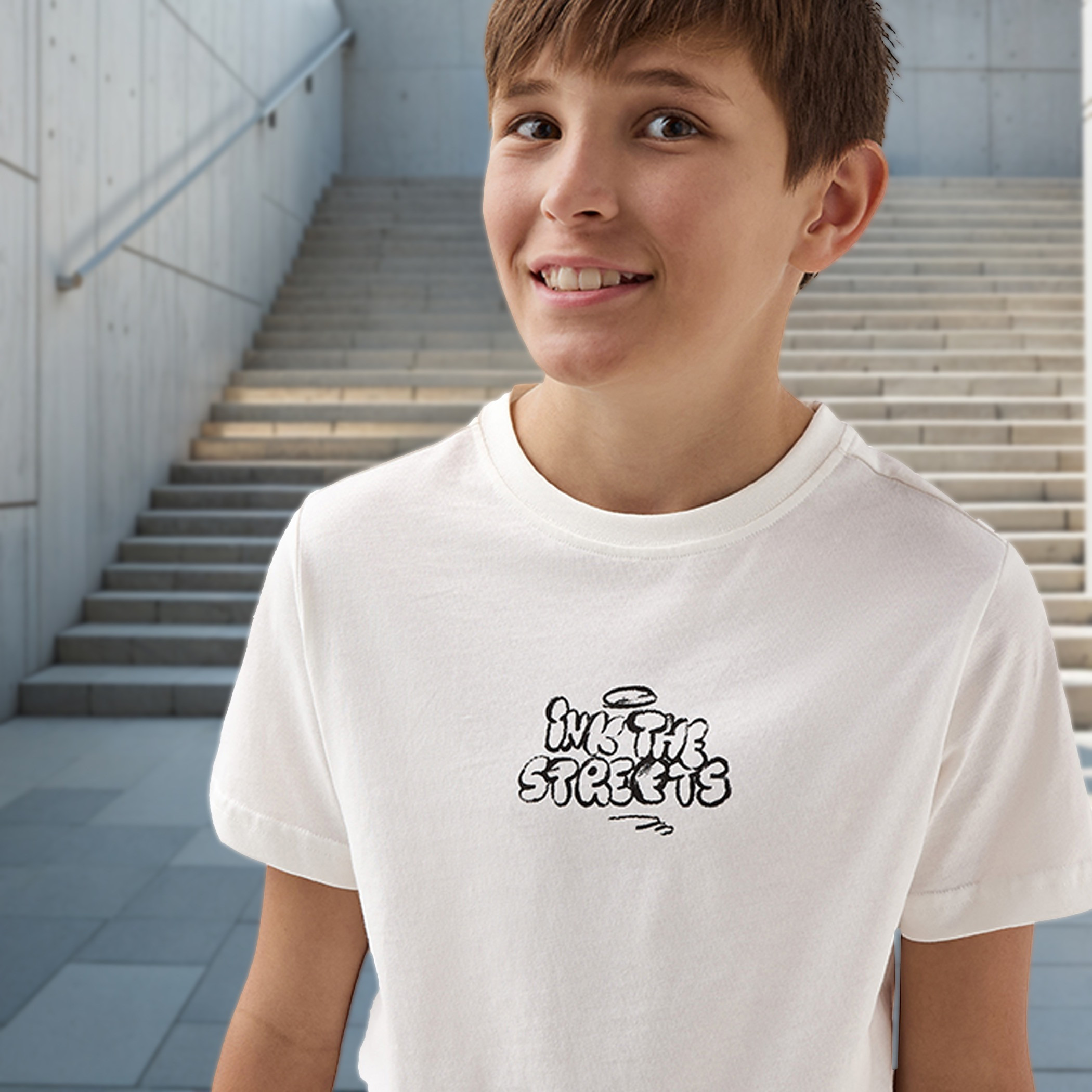 طقم شورت وتيشيرت 3 قطع بطبعات جرافيتي من جونيورز-boys-clothing-setsandcoords-image-6