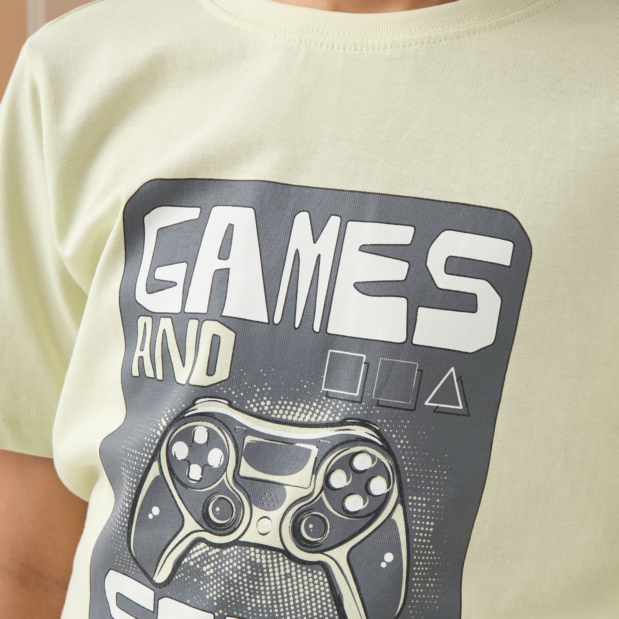 Juniors Gamer Print 3-Piece T-shirt and Shorts Set-boys-clothing-setsandcoords-image-7
