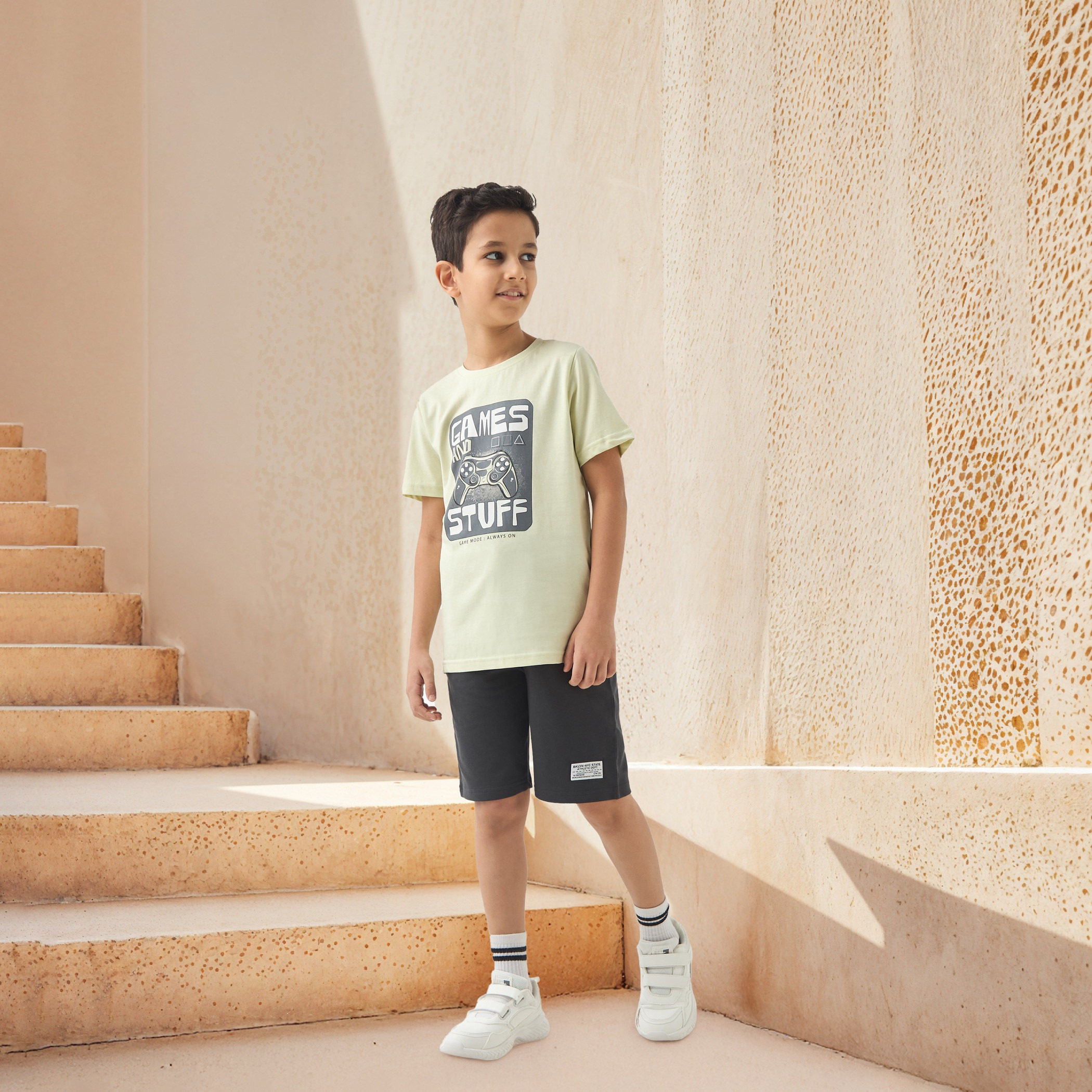 Juniors Gamer Print 3-Piece T-shirt and Shorts Set-boys-clothing-setsandcoords-image-9