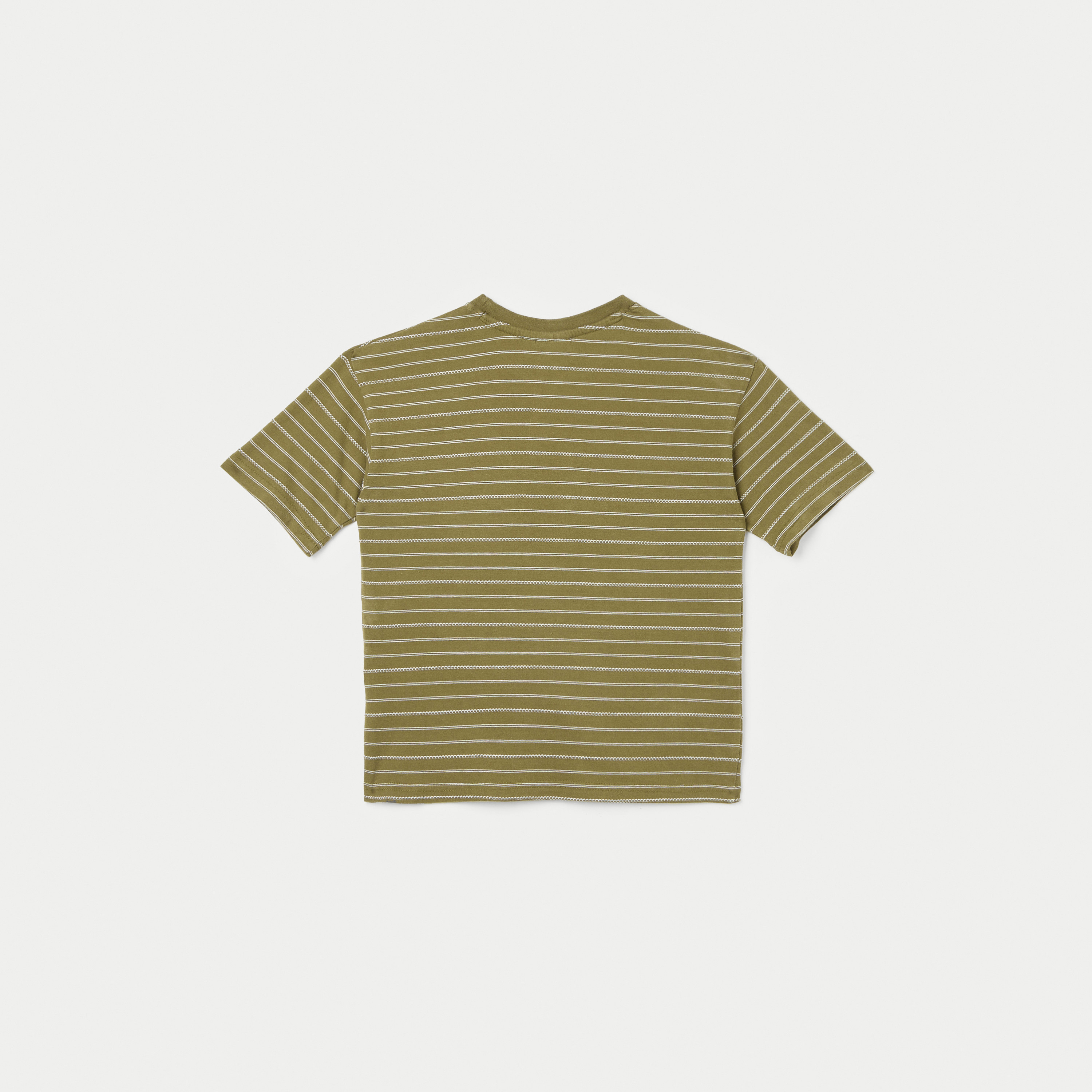 تيشيرت مخطّط بياقة مستديرة وأكمام قصيرة من جونيورز-boys-clothing-tshirtsandpolos-image-4