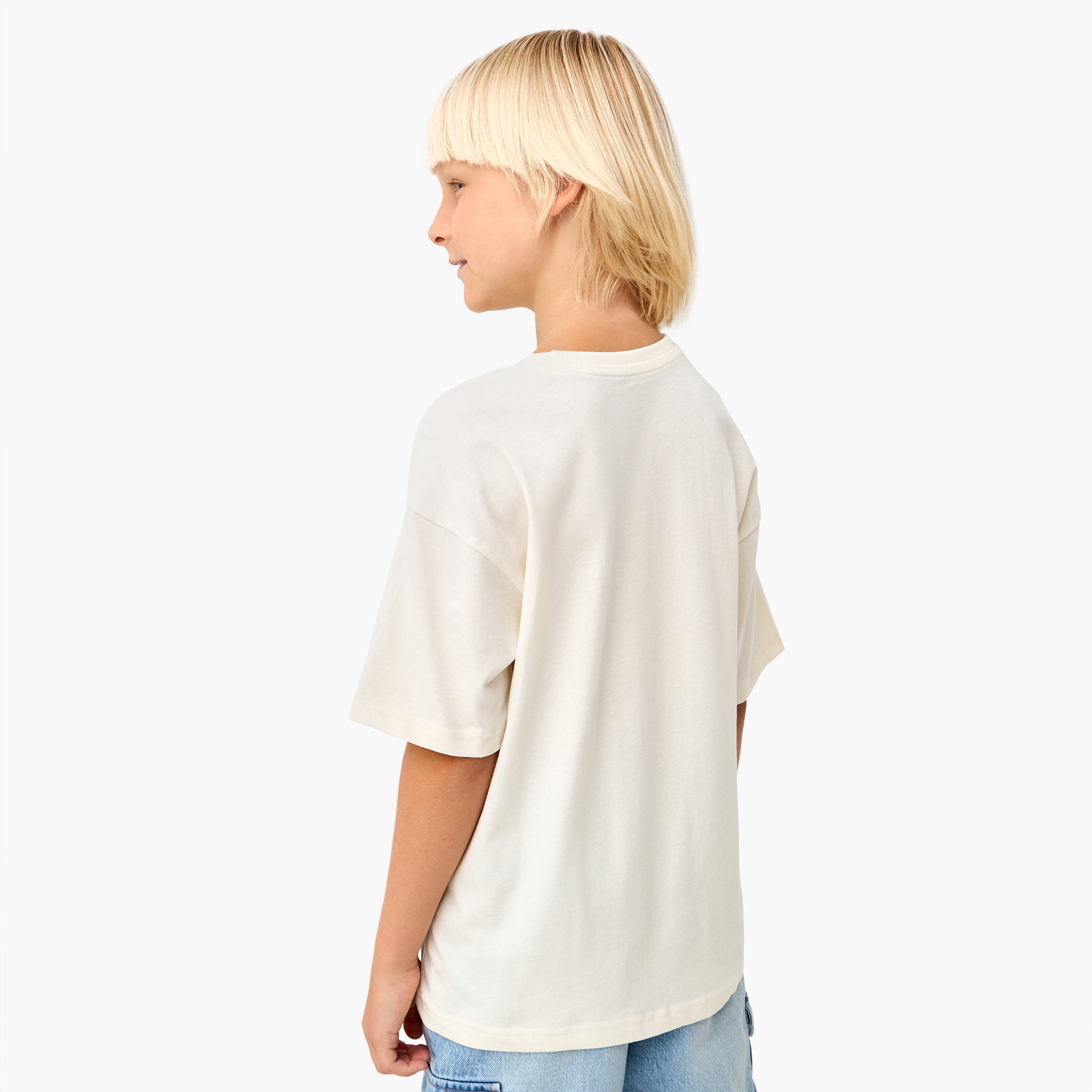 Juniors Printed T-shirt with Short Sleeves-boys-clothing-tshirtsandpolos-image-3