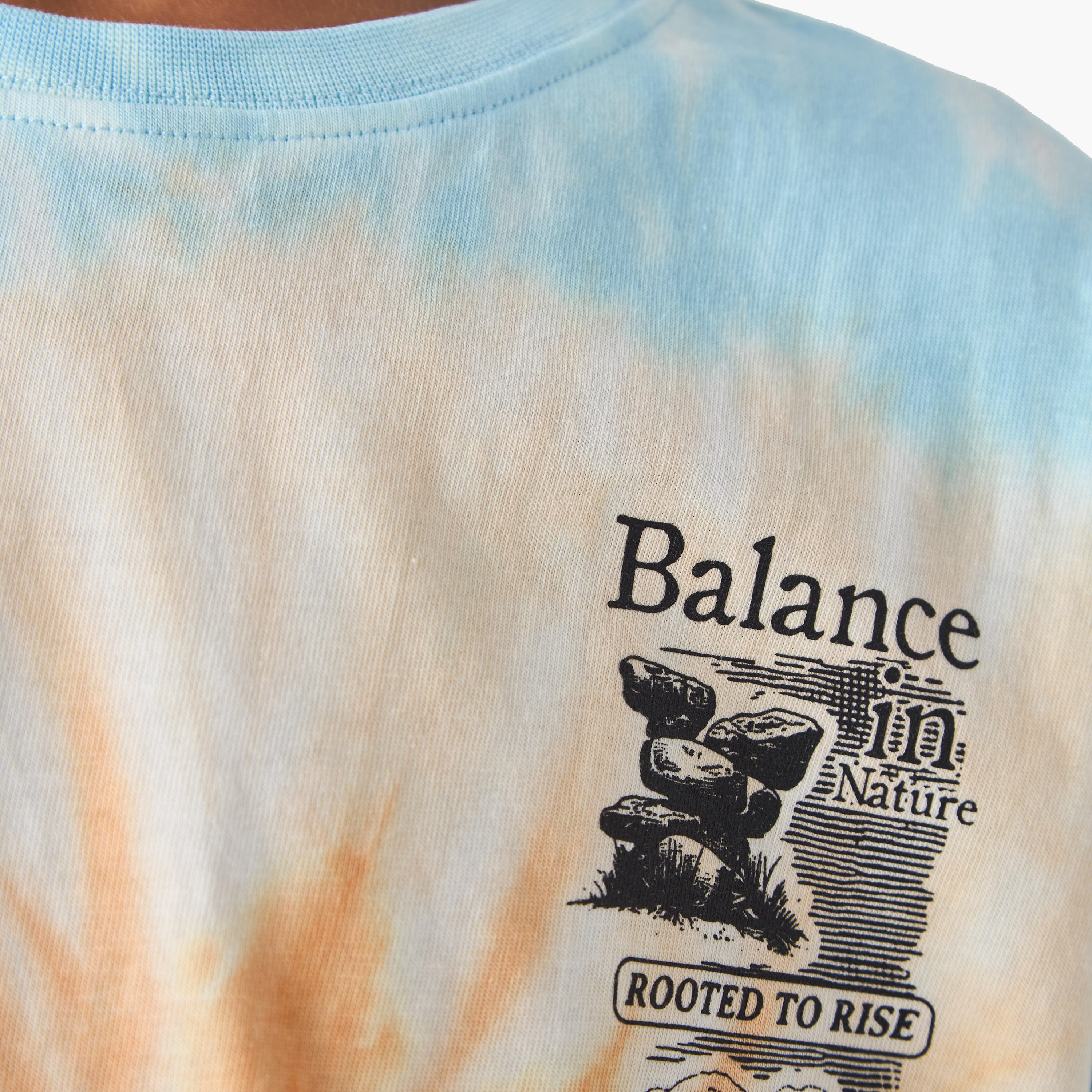 Juniors Tie-Dye Print T-shirt with Short Sleeves-boys-clothing-tshirtsandpolos-image-5