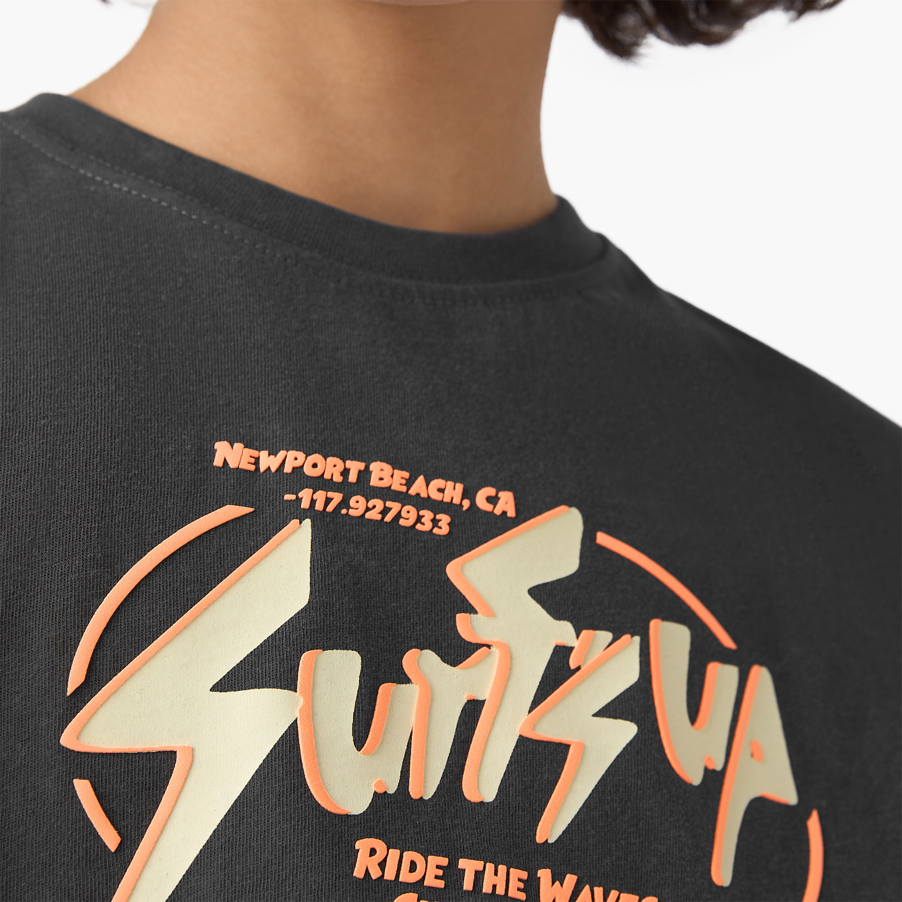 Juniors Graphic Print T-shirt with Short Sleeves-boys-clothing-tshirtsandpolos-image-5