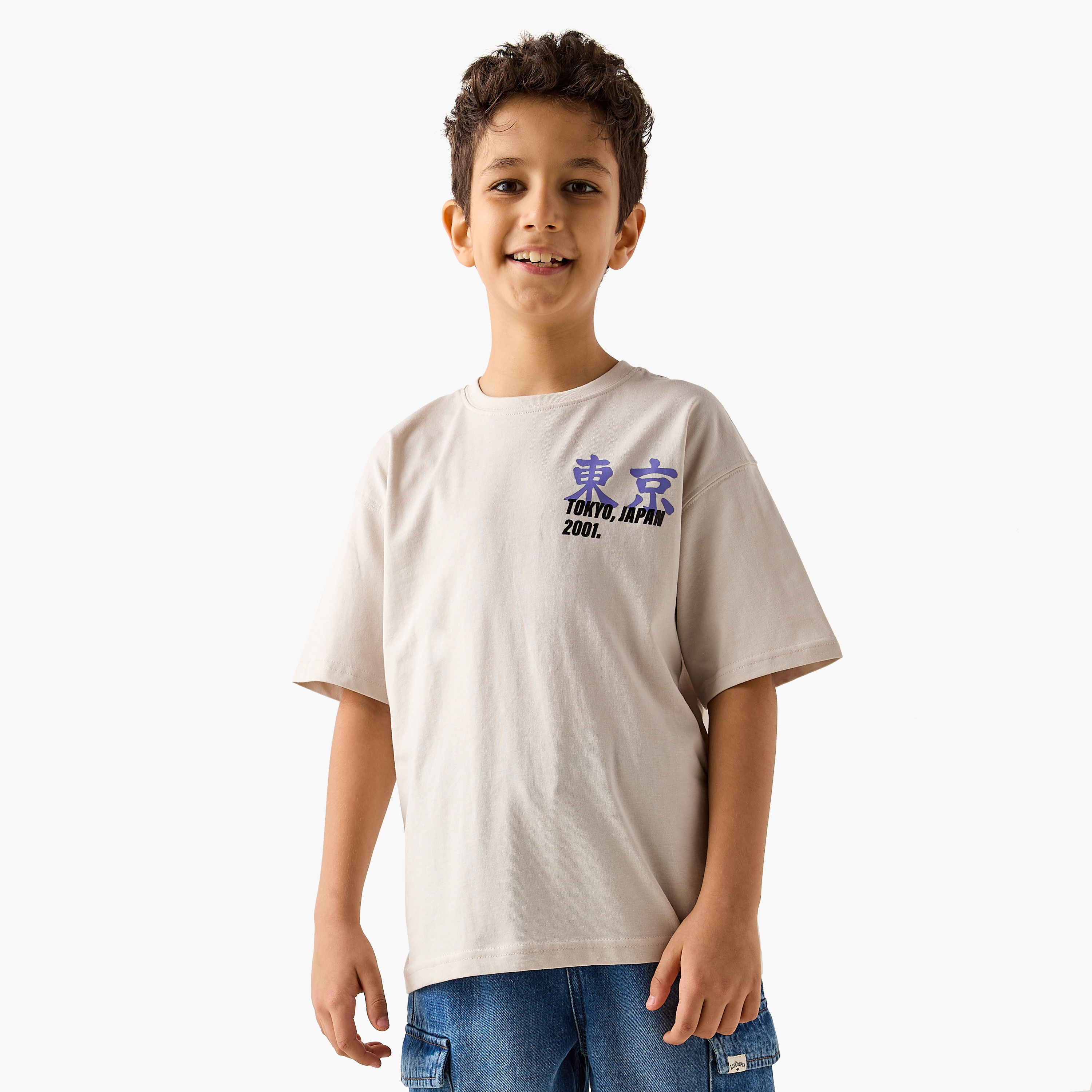 تيشيرت بأكمام قصيرة وطبعات جرافيك من جونيورز-boys-clothing-tshirtsandpolos-image-2