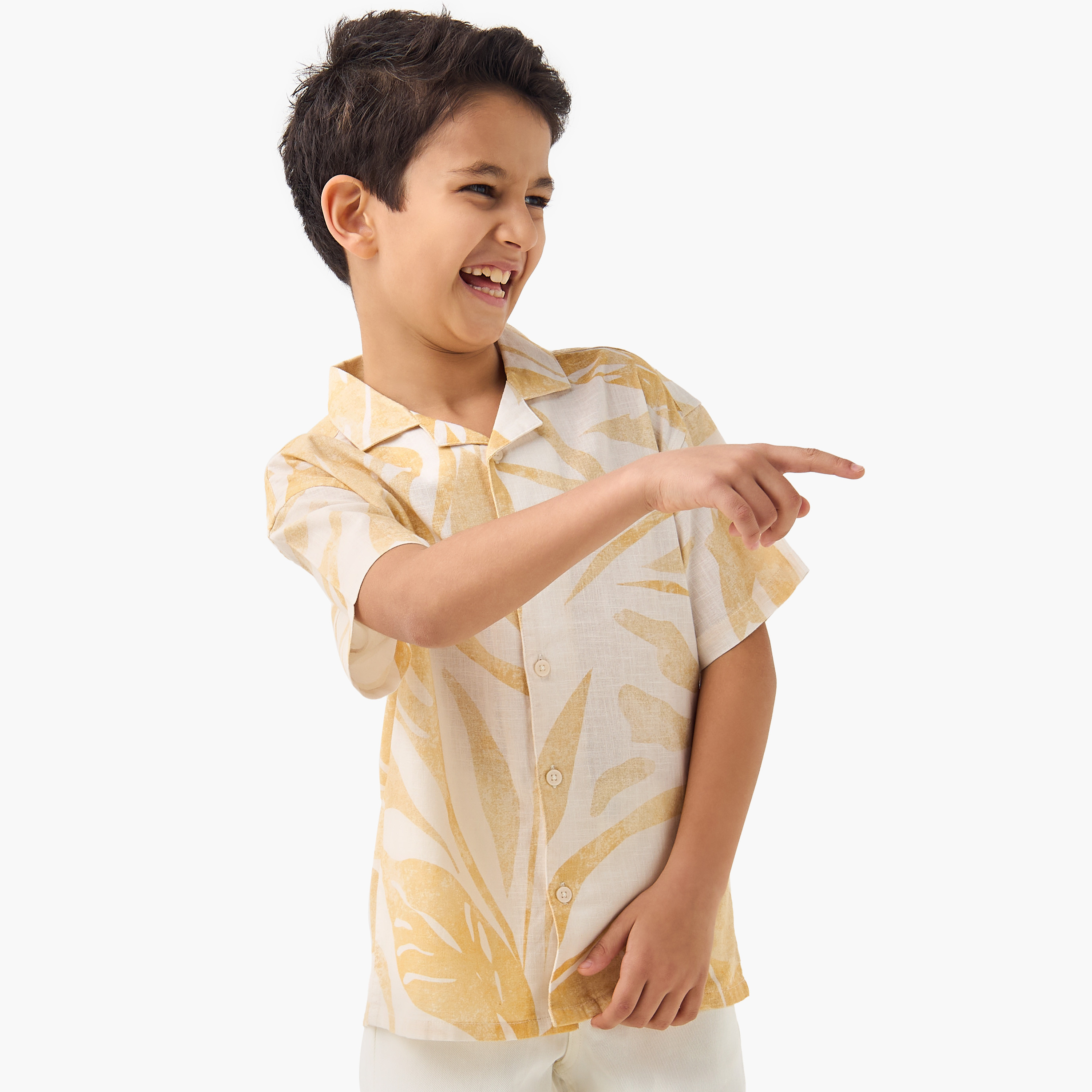 قميص بطبعات وأكمام قصيرة من جونيورز-boys-clothing-shirts-image-5