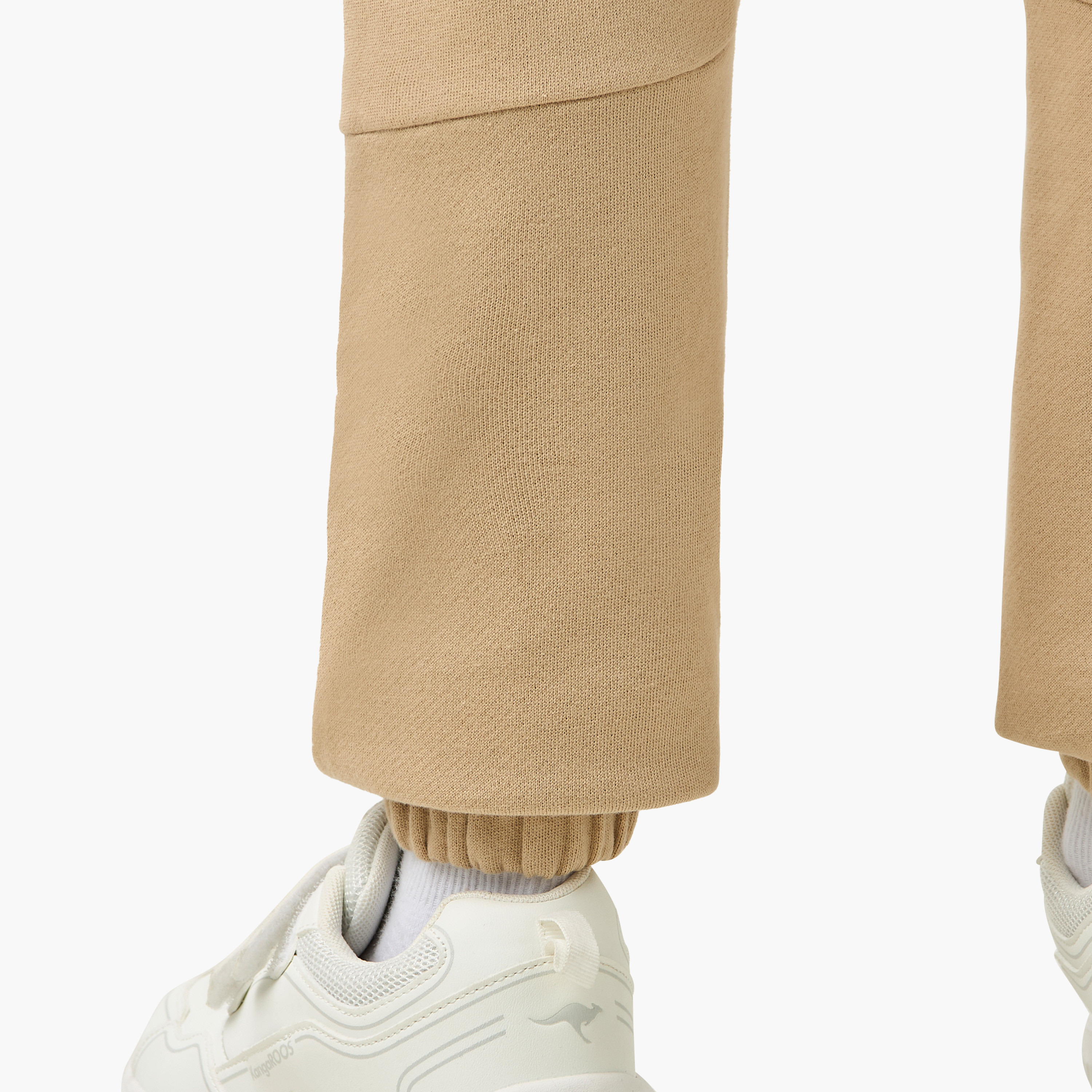 Juniors Solid Joggers with Drawstring Closure and Pockets-boys-clothing-bottoms-joggersandtrackpants-image-5