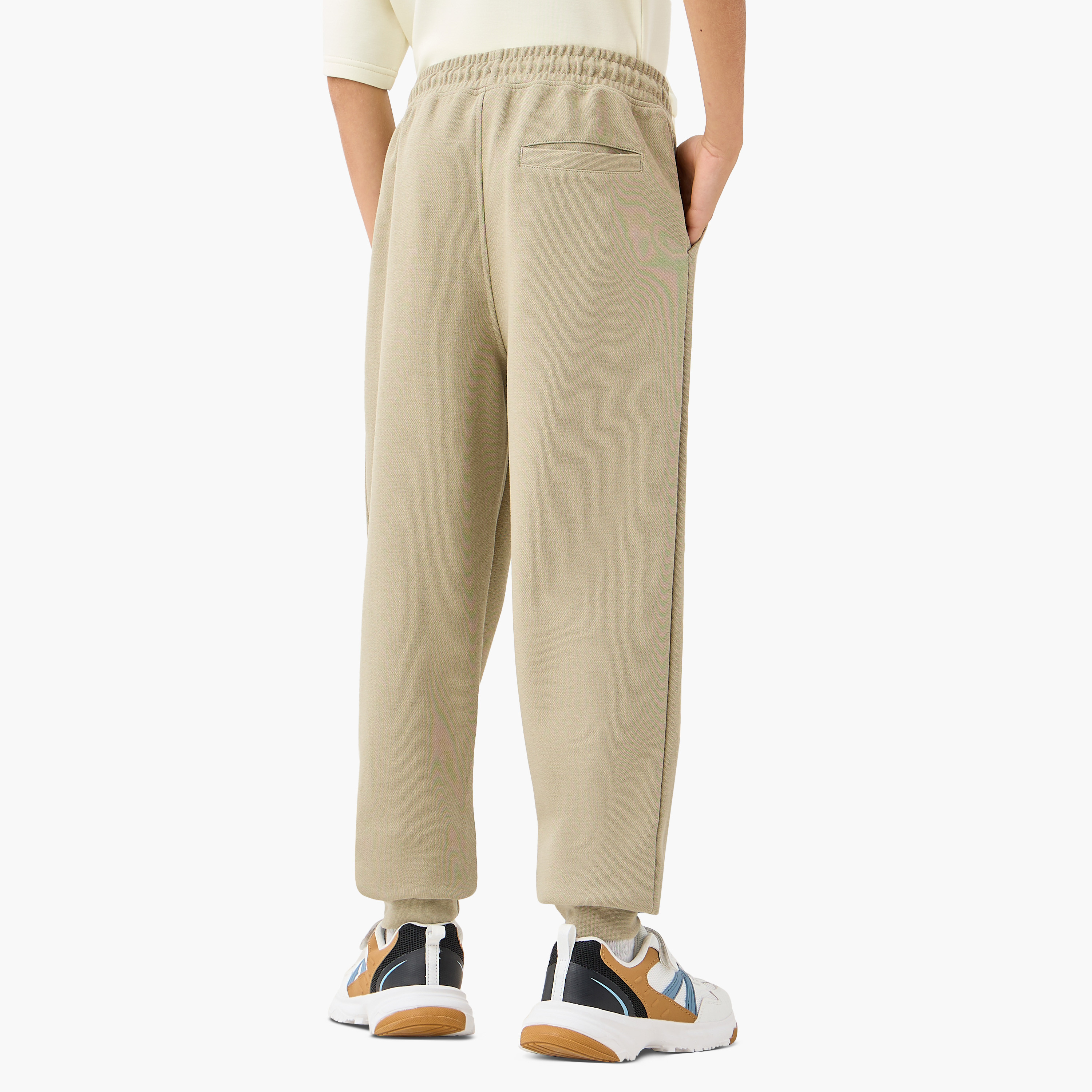 Juniors Solid Joggers with Pockets and Drawstring Closure-boys-clothing-bottoms-joggersandtrackpants-image-3