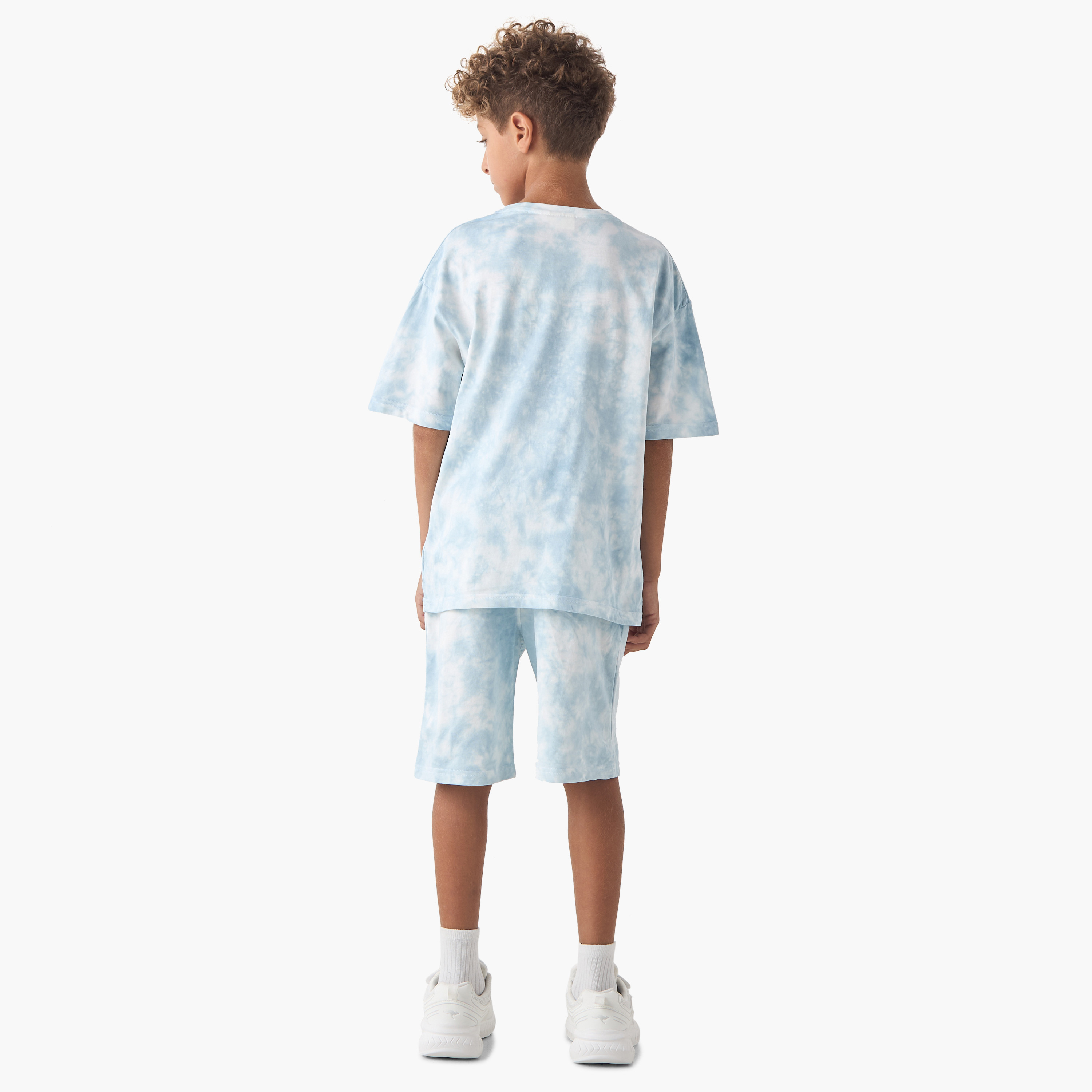 طقم شورت وتيشيرت بطبعات مصبوغة من جونيورز-boys-clothing-setsandcoords-image-4