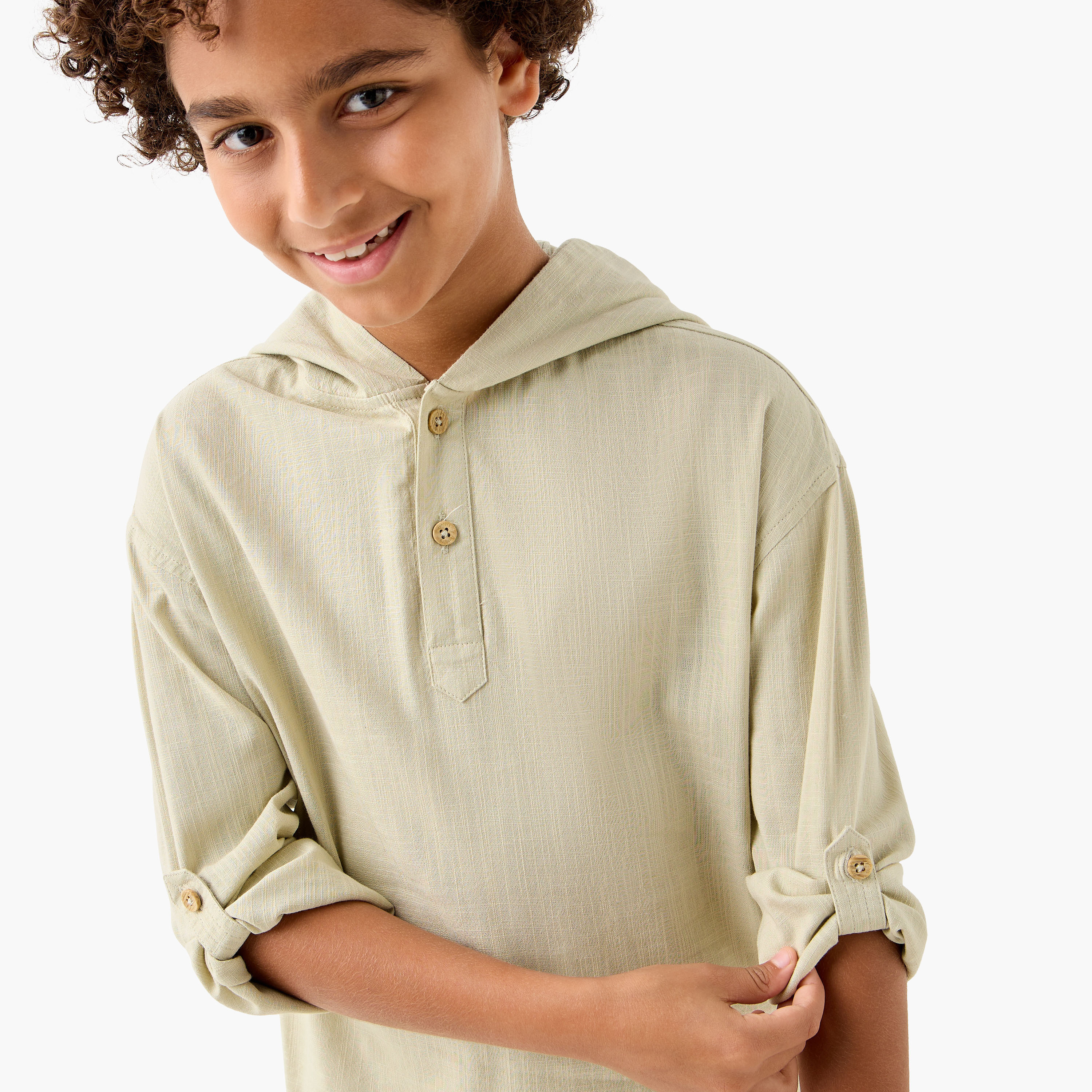Juniors Hooded T-shirt and Shorts Set-boys-clothing-setsandcoords-image-5