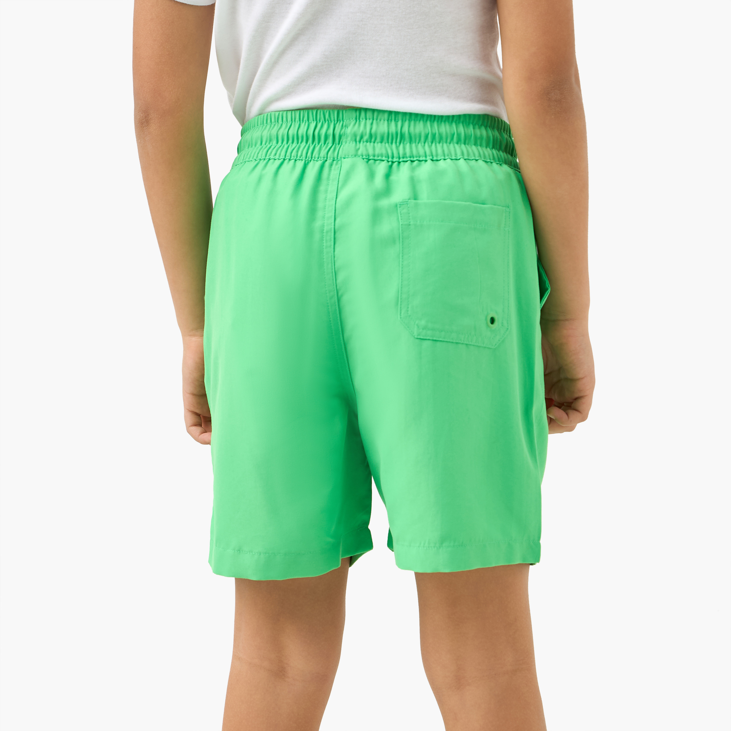 Juniors Typographic Applique Swim Shorts with Drawstring Closure-sports-boys-clothing-swimwear-image-3