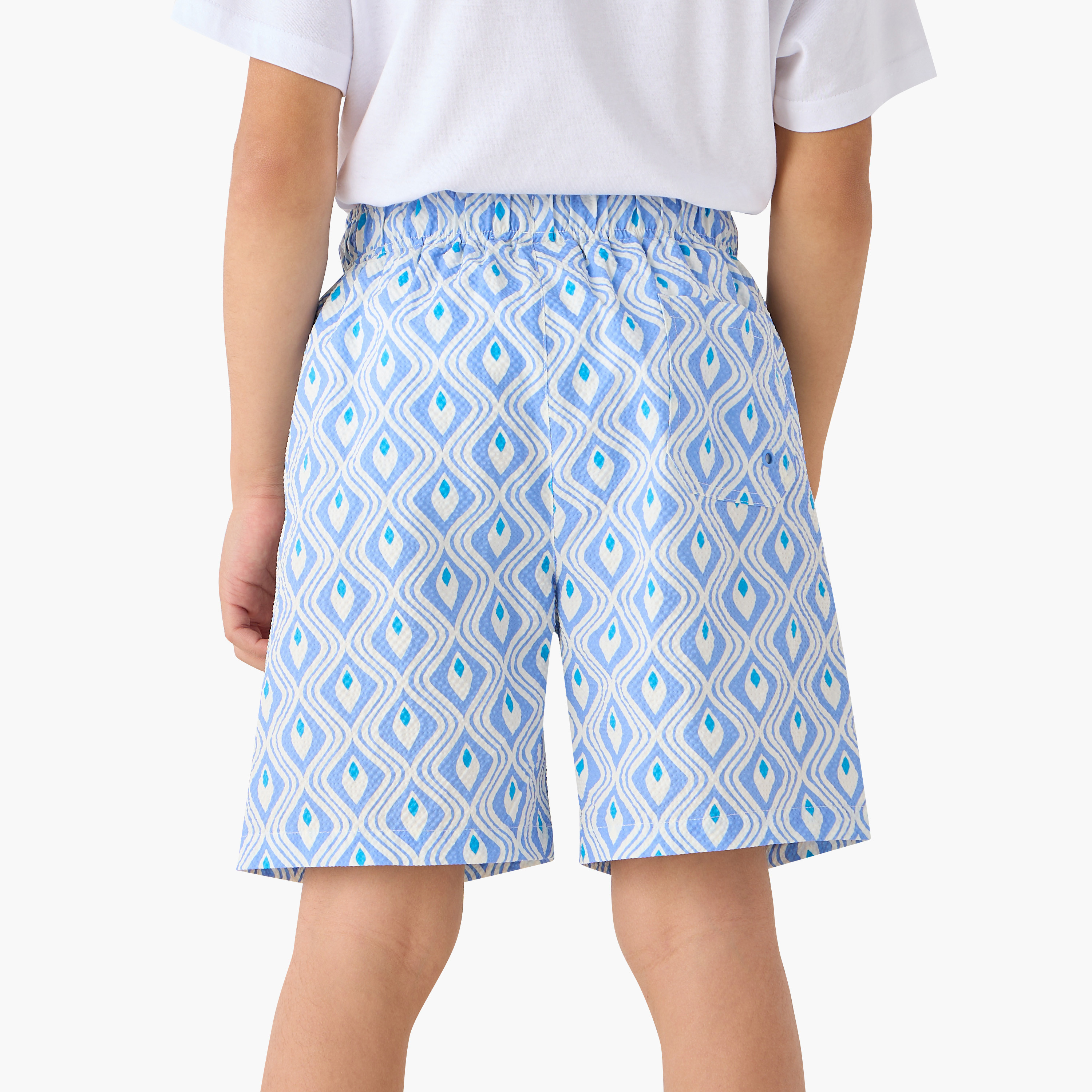 Juniors Printed Swim Shorts with Drawstring Closure-sports-boys-clothing-swimwear-image-3