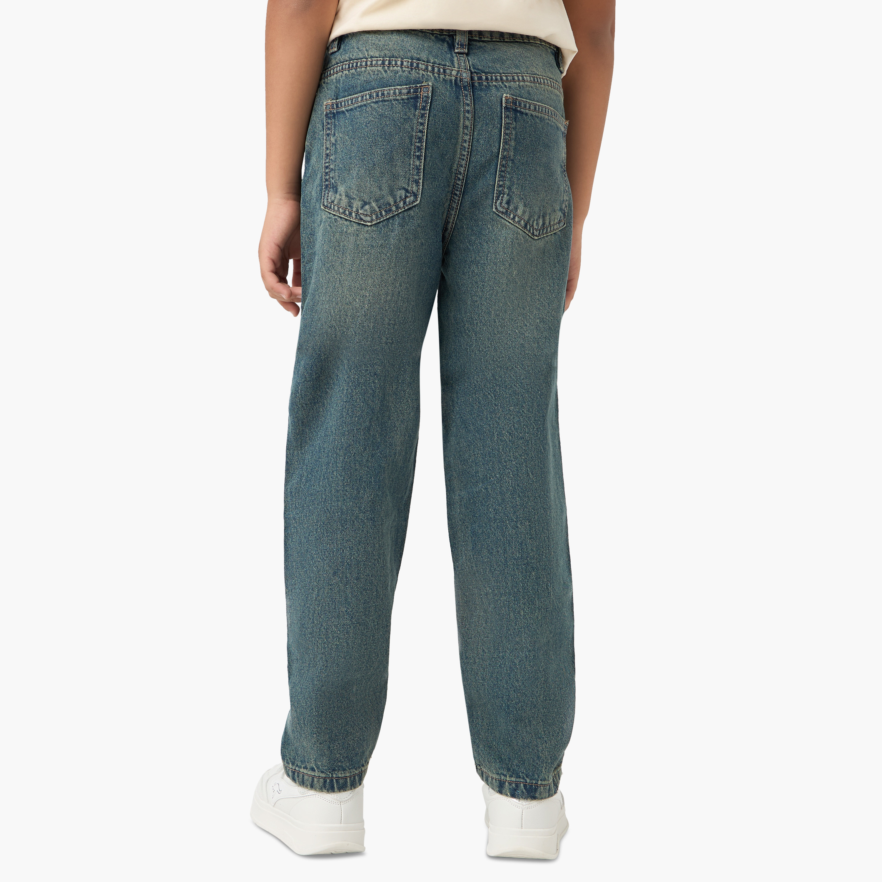 بنطلون جينز بقصة عادية للأولاد من جونيورز-boys-clothing-bottoms-jeans-image-3