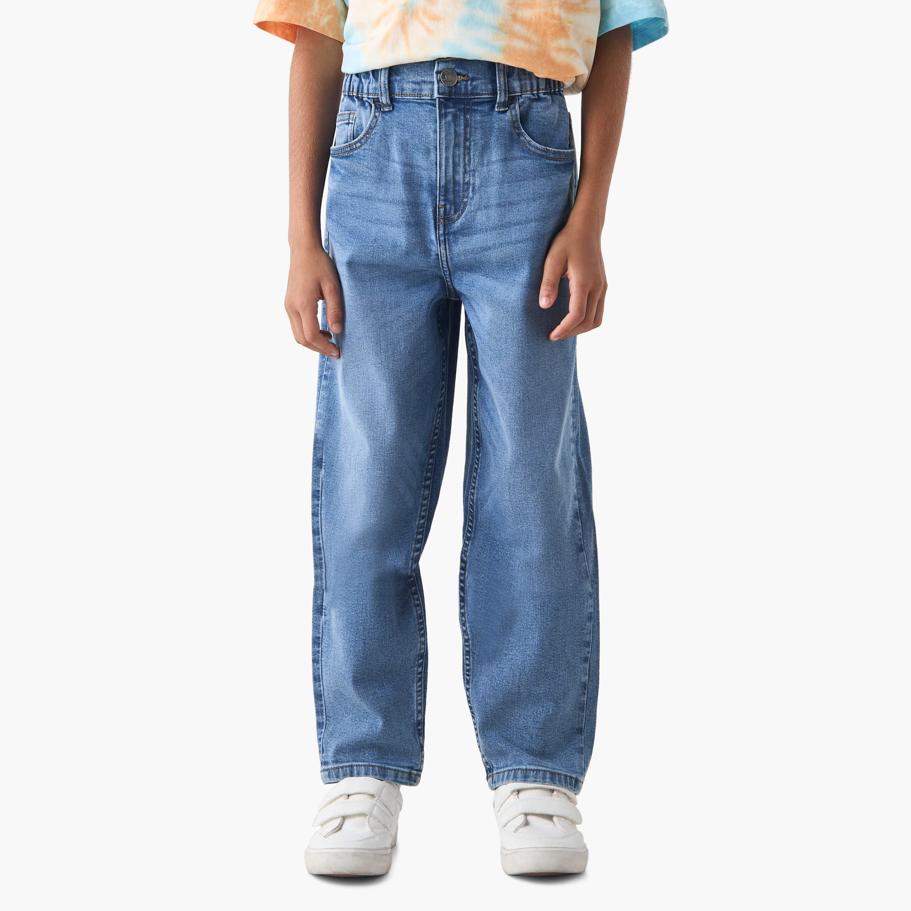 بنطلون جينز للأولاد من جونيورز-boys-clothing-bottoms-jeans-image-1