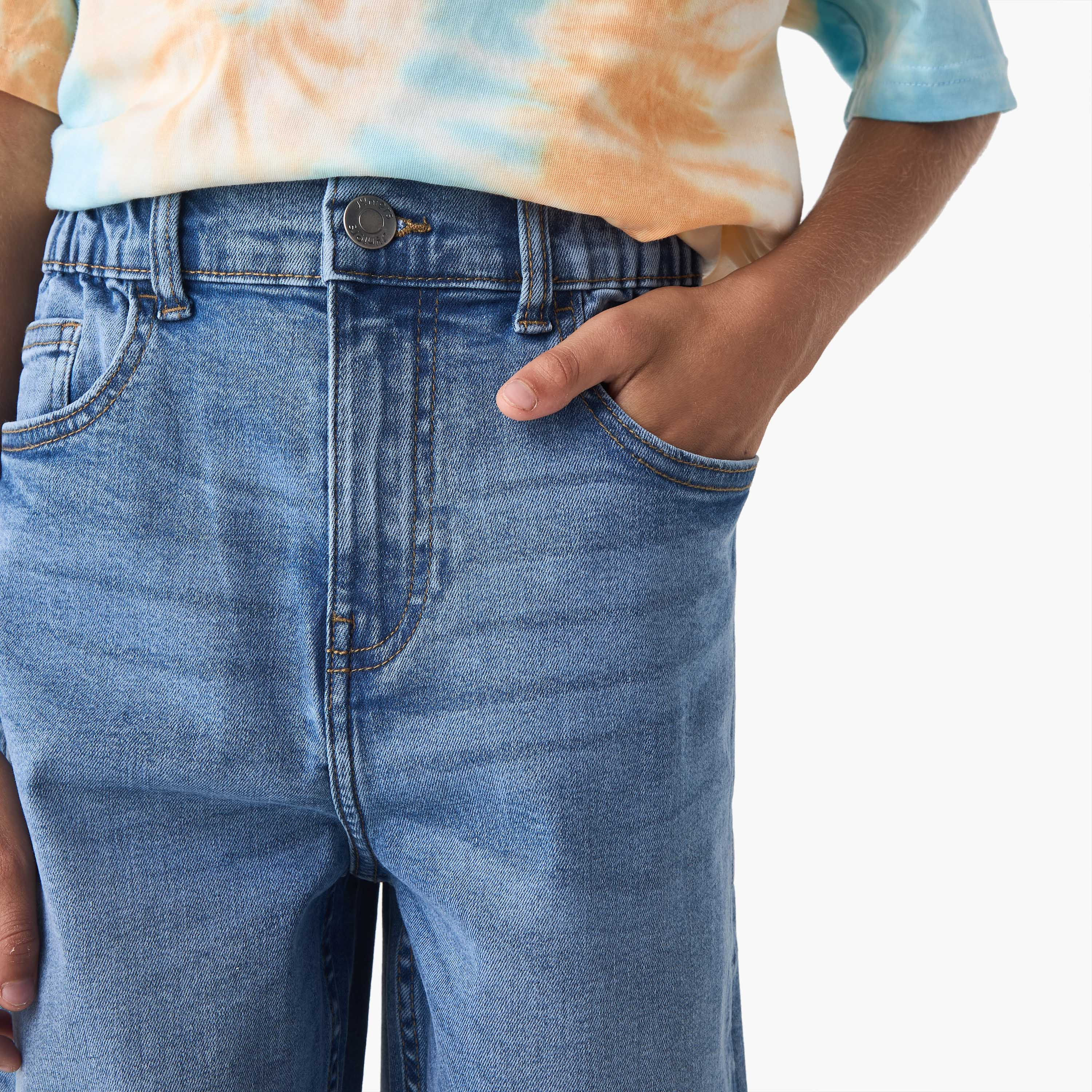 بنطلون جينز للأولاد من جونيورز-boys-clothing-bottoms-jeans-image-3