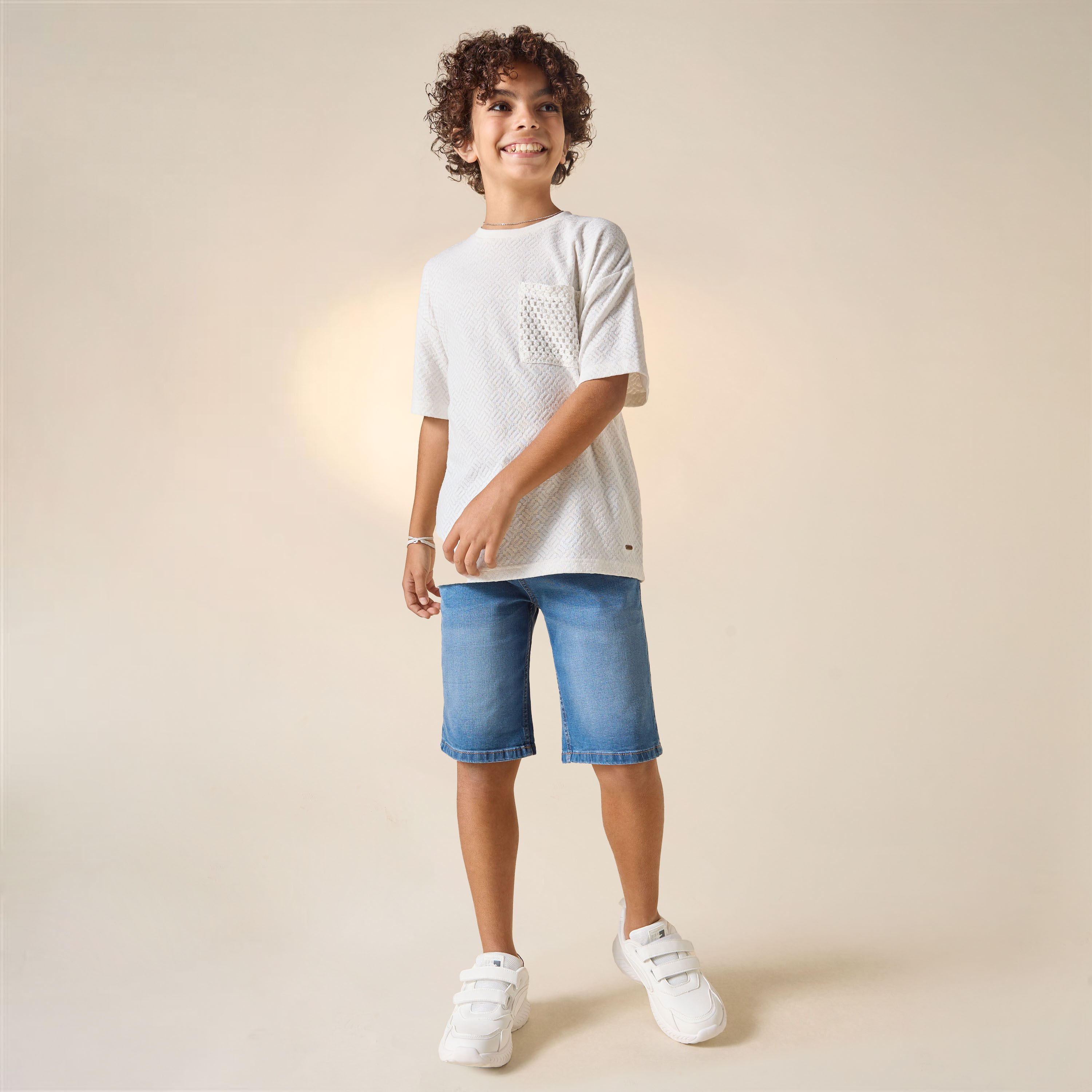 شورت دنيم سادة بجيوب من جونيورز-boys-clothing-bottoms-shorts-image-6
