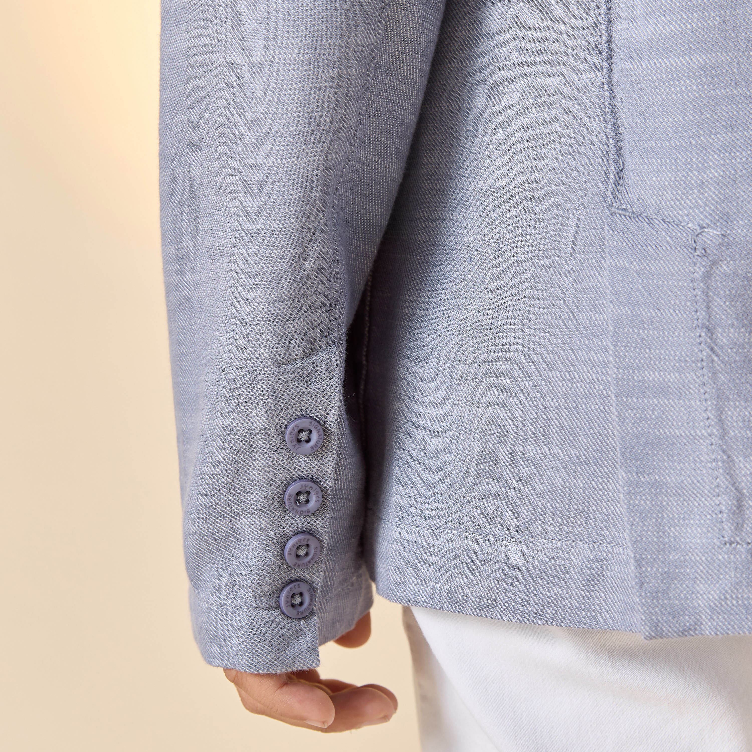 Juniors Textured Long Sleeves Blazer with Pockets-boys-clothing-jacketsandcoats-image-5