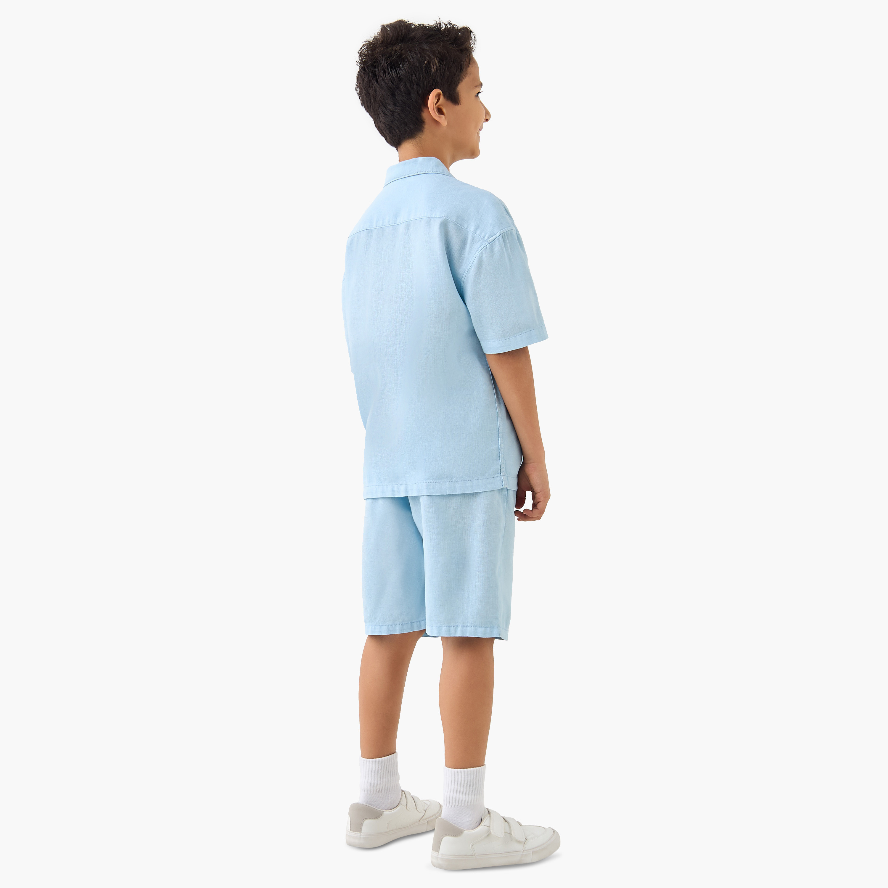 طقم قميص وشورت سادة من جونيورز-boys-clothing-setsandcoords-image-4