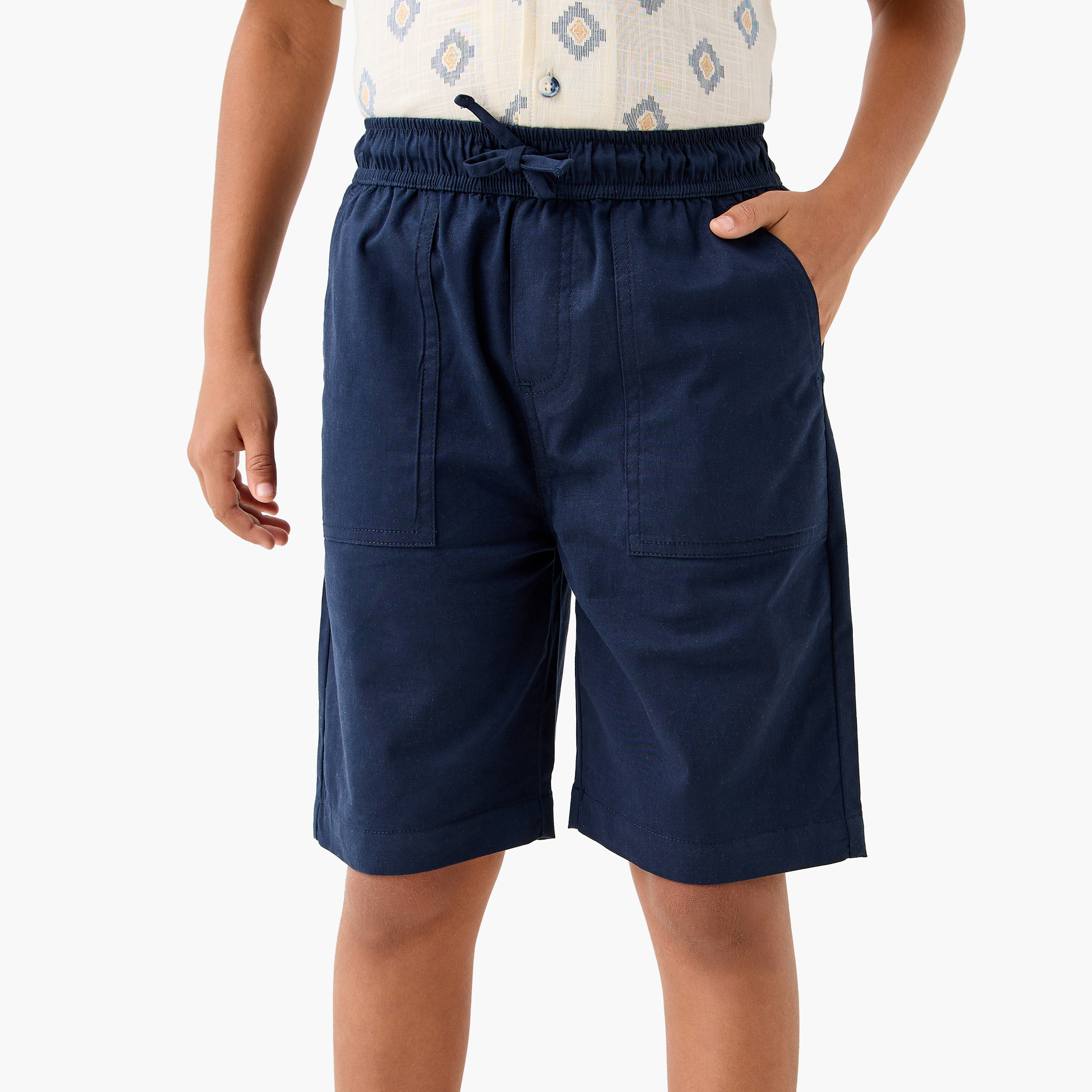 Juniors Printed Shirt and Shorts Set-boys-clothing-setsandcoords-image-3