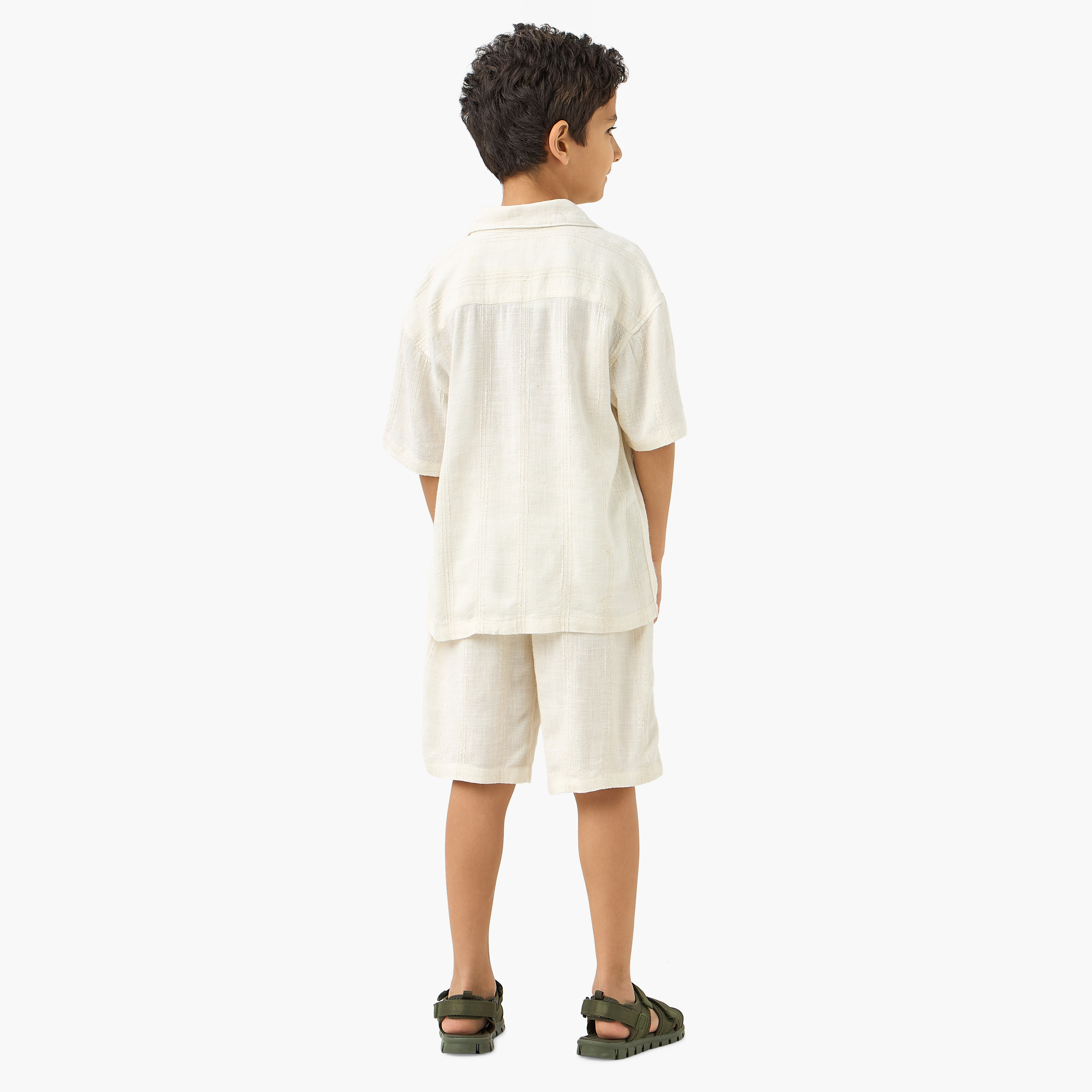 طقم شورت وقميص بارز الملمس من جونيورز-boys-clothing-setsandcoords-image-4