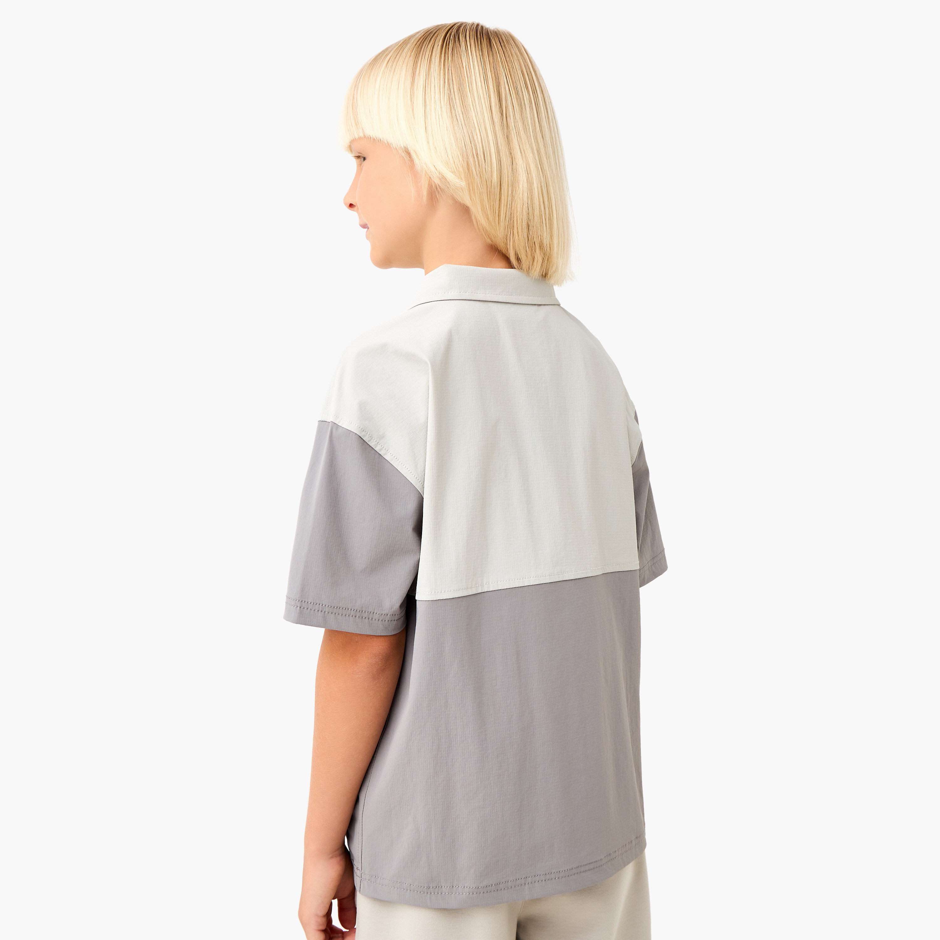 XYZ Colourblock Polo T-shirt with Pockets and Short Sleeves-sports-boys-clothing-tops-image-3