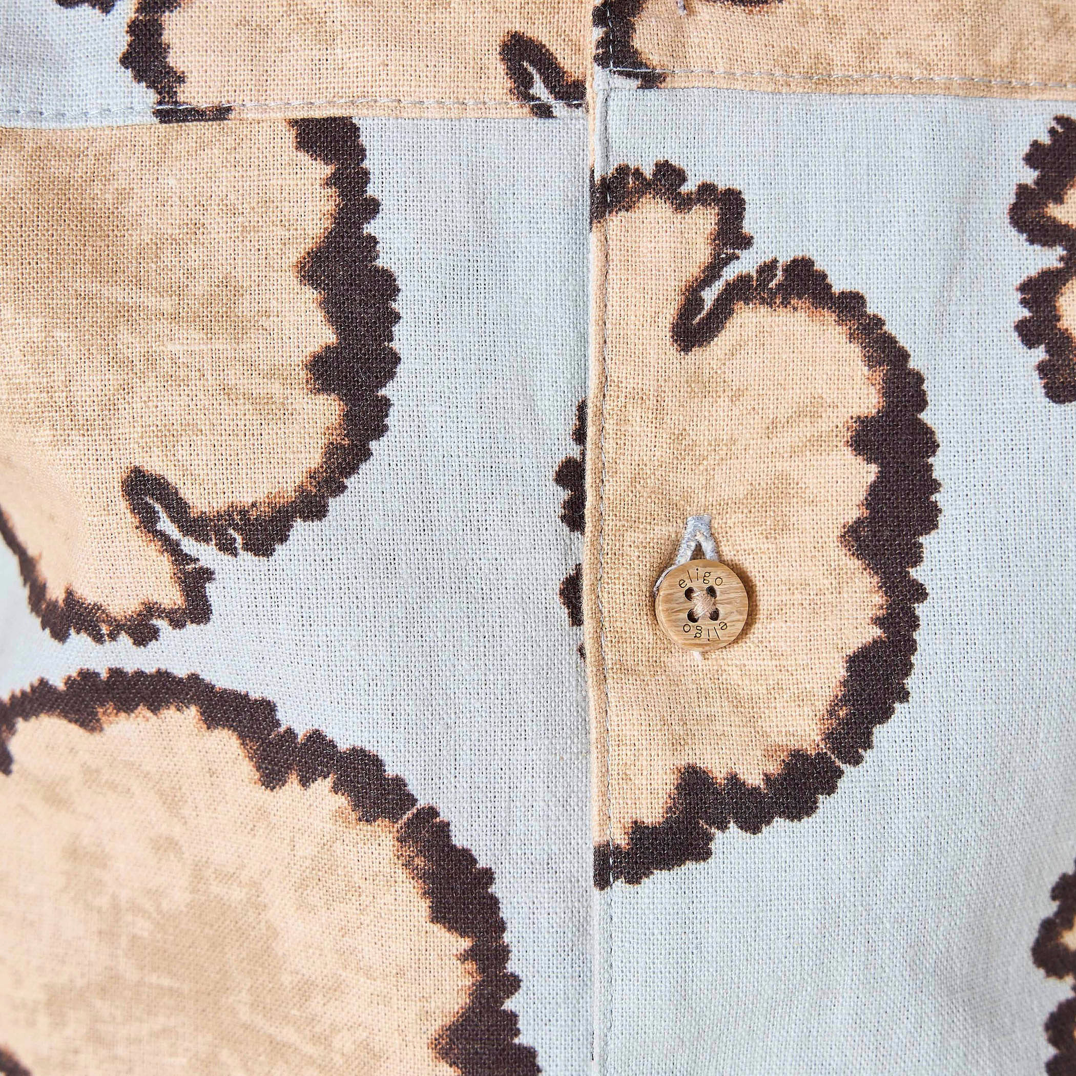 Eligo Printed Shirt with Short Sleeves and Camp Collar-boys-clothing-shirts-image-5